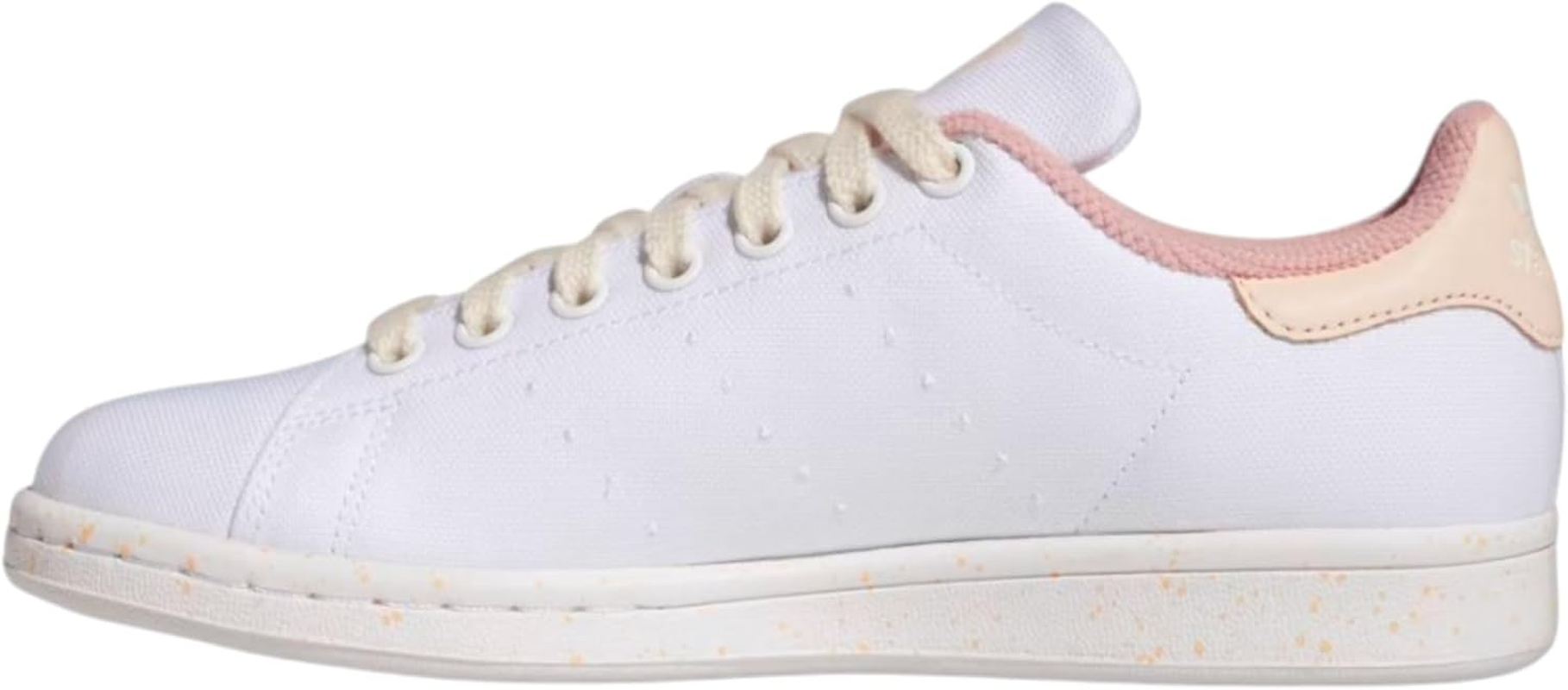 Adidas Womens Stan Smith Originals Sneakers White/Pink Tint Shoes 9.5 image number 5