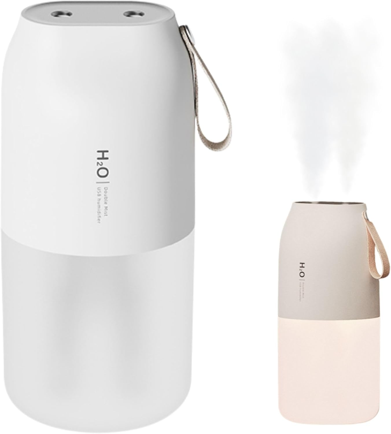 JOYFULNEST CO. Portable Humidifier &ndash; 300Ml Double & Single Mist, USB-C Rechargeable 2000Mah Battery, Quiet Night Light, Leak-Proof & Travel Humidifier for Car, Office, Bedroom, Baby & Dry Air Relief image number 2