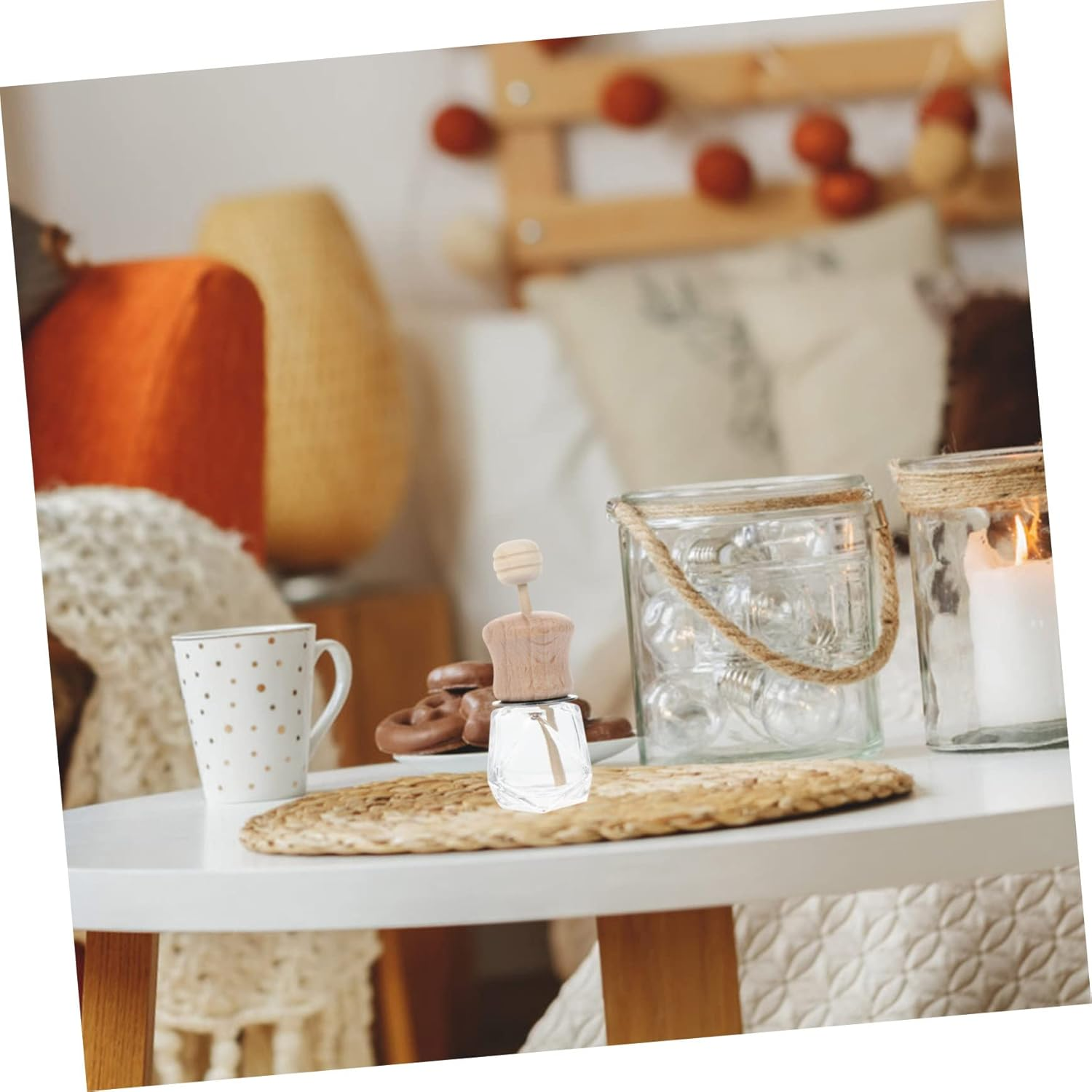 STOBAZA 9Pcs Car Bottles Essential Oil Diffusers for Aromatherapy Vent Decoration and Car Freshening Compact and Lightweight Design for Easy Installation image number 6