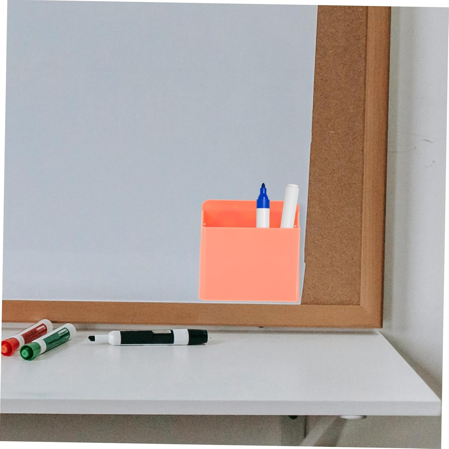 TEMPNAP 2Pcs Desk Storage Organizer Whiteboard Pencil Case Stationary Organiser Whiteboard Accessories Pen Holders