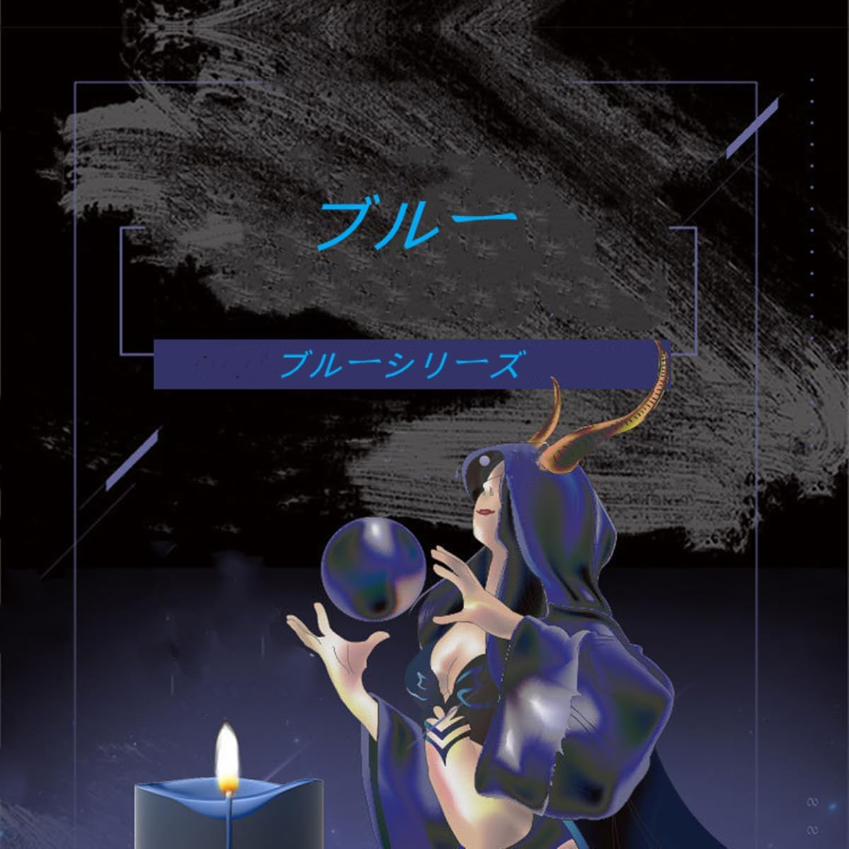 Discoloring Cryogenic Drop Candle, Scented Warming Color Changing Candle (Red)