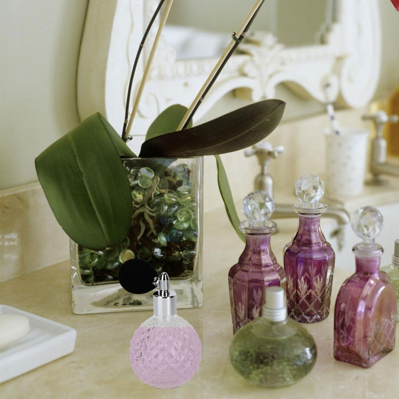 AUTSUPPL Vintage Refillable Glass Perfume Bottle Spray 3.4Oz Portable Atomizer for Travel Home Decor and Personal Use image number 5