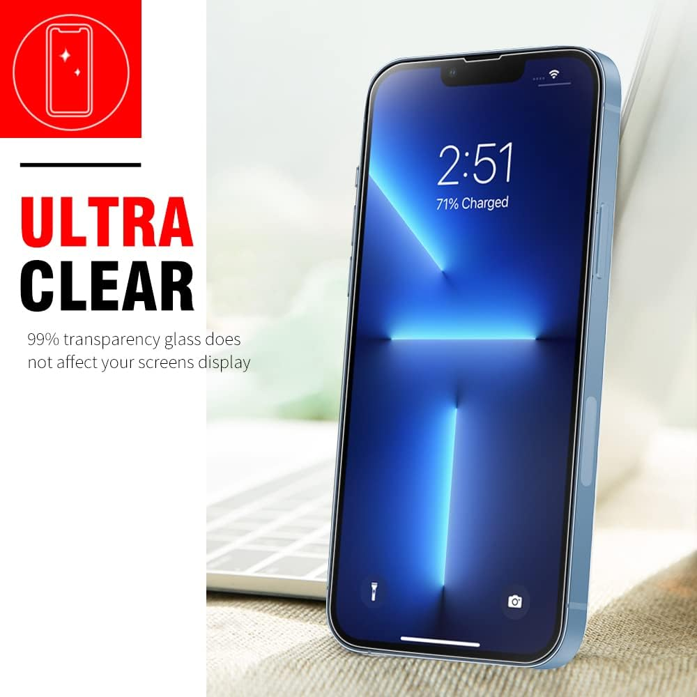 Eastele Iphone 16 plus Iphone 15 plus & Iphone 15 Pro Max 6.7-Inch Tempered Glass Screen Protector, Japanese Glass, 2-Pack image number 3