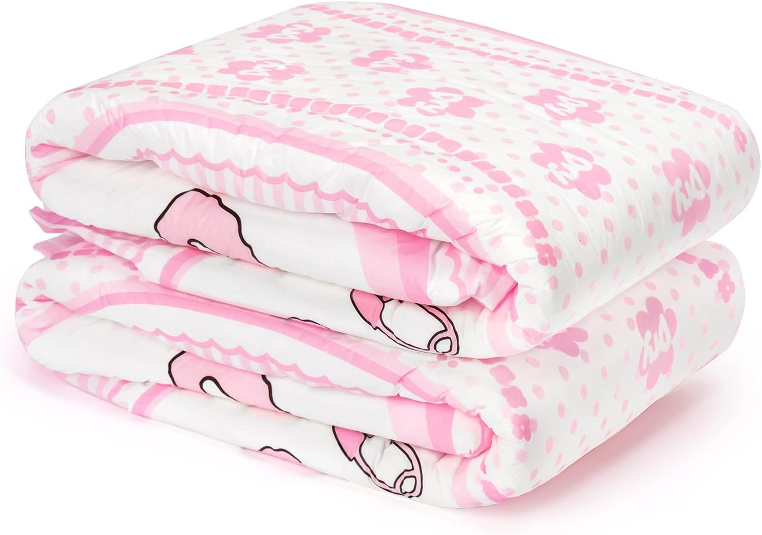 Littleforbig Adult Printed Diaper 2 Pieces - Baby Usagi (XL) image number 2