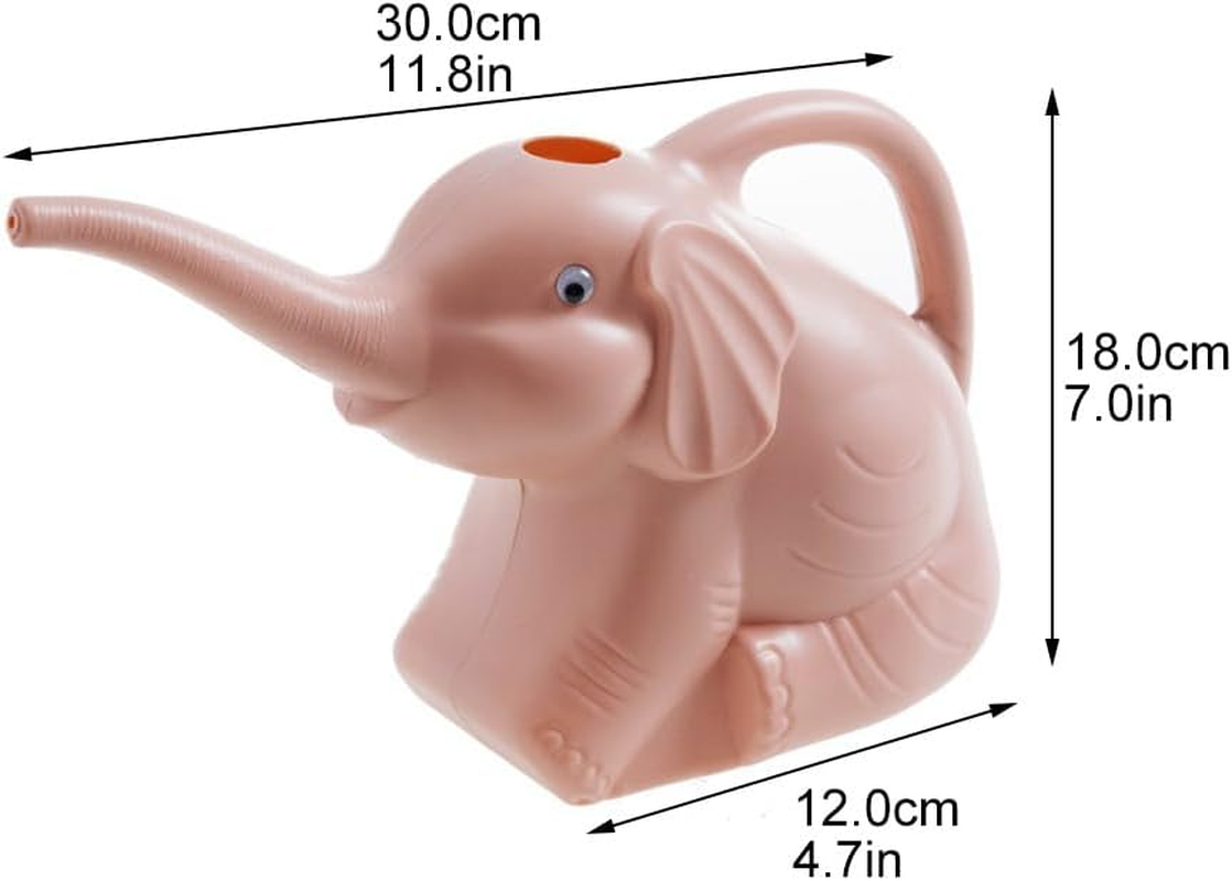 Toddmomy Baby Elephant Sprinkling Water Mini Watering Can Decorative Plants Garden Water Pot Succulent Watering Pot Potted Plants Water Kettle Elephant Watering Can Pp Household Flowerpot