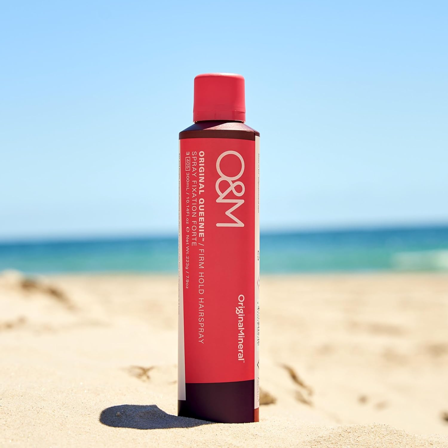 O&M Original Queenie Firm Hold Hairspray - 300Ml - Clean from Sulfates, Parabens, Silicones, MIT, Phthalates, Triclosan, Propylene Glycol & Gluten, PETA Certified Vegan & Cruelty Free image number 2