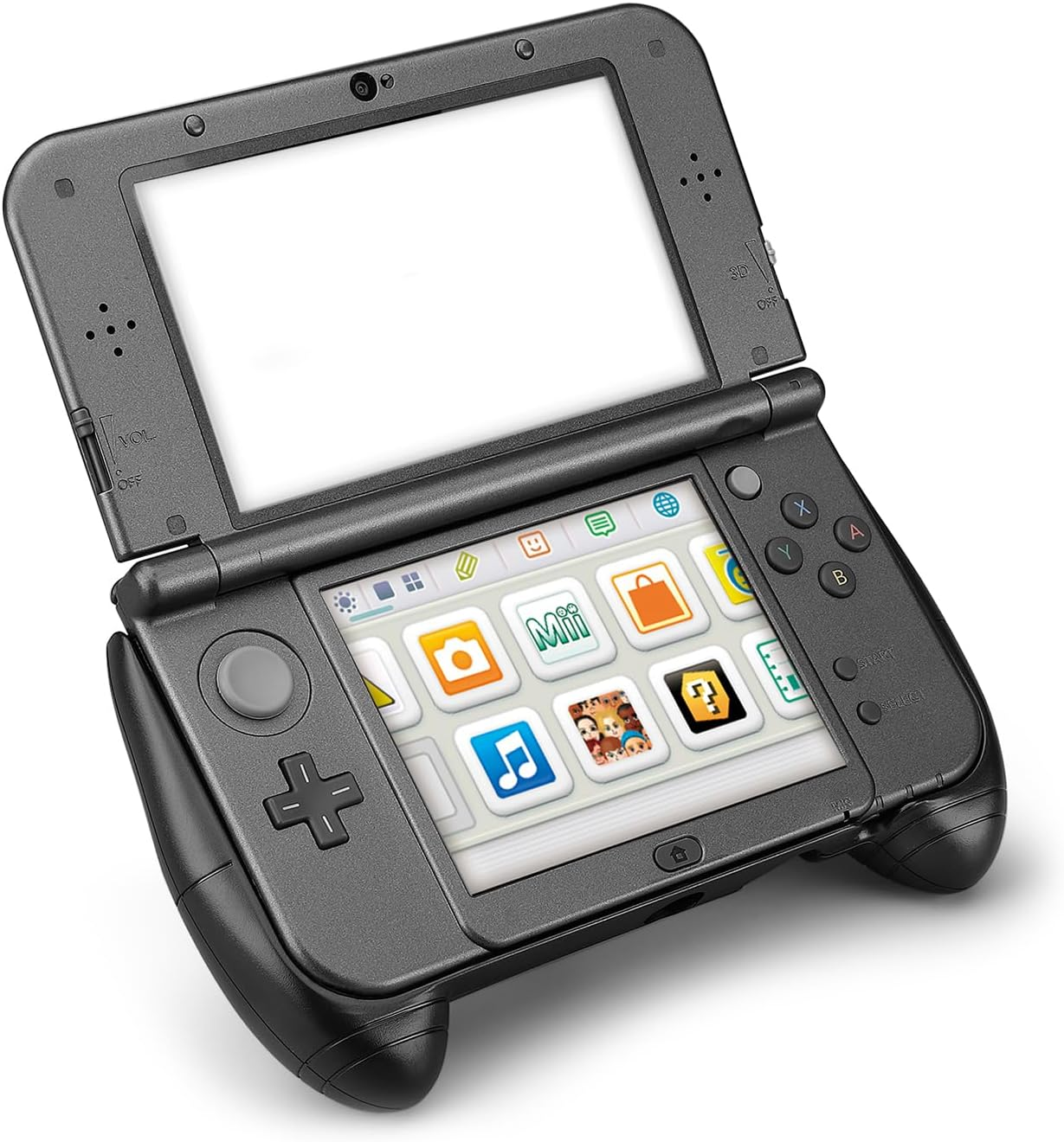 TNP New Nintendo 3DS XL Hand Grip Protective Cover Skin Rubber Controller Grip Case Ergonomic Comfort anti Slip Handle Console Grip with Kick-Stand for New Nintendo 3DS XL LL 2015 Model image number 3