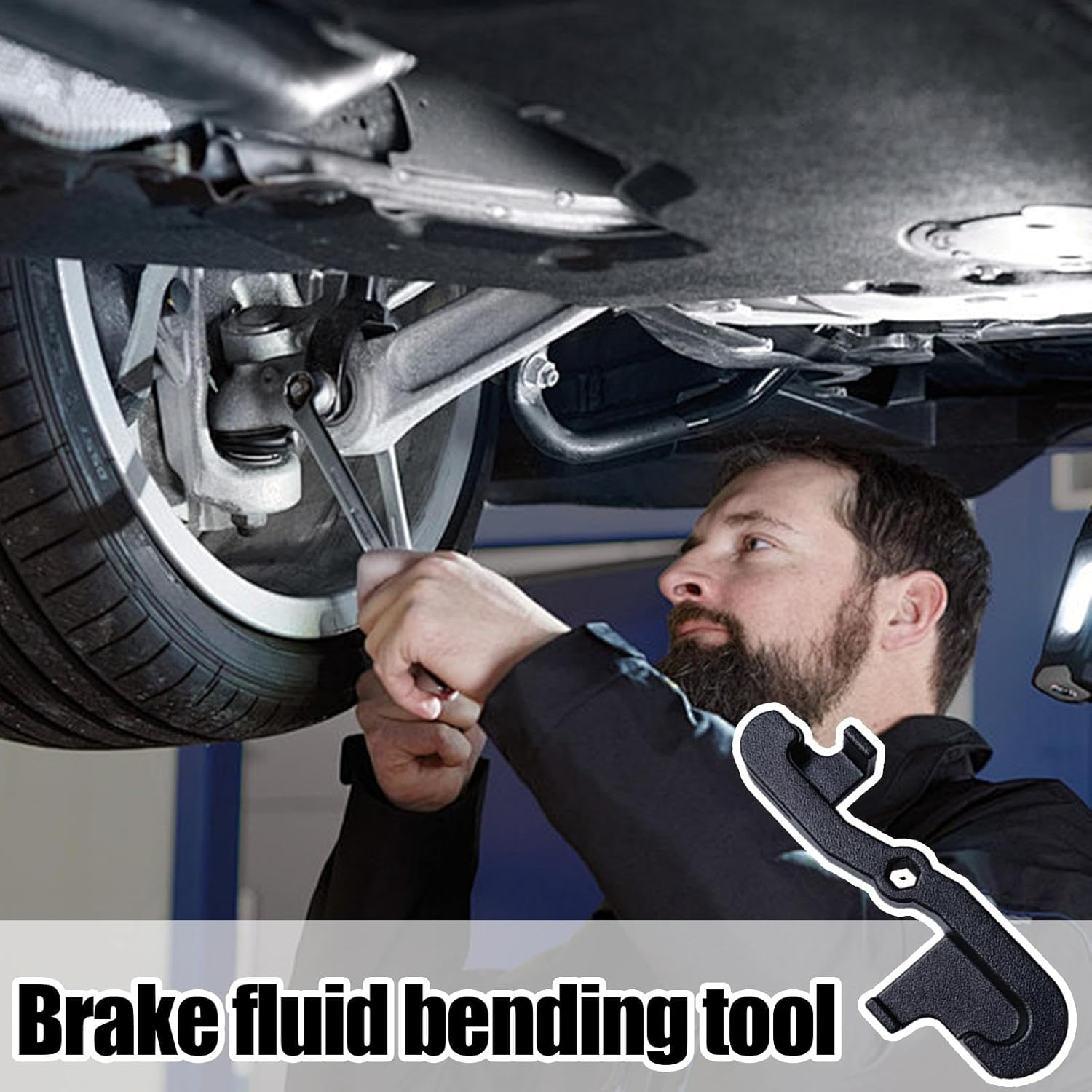 Brake Pipe Bender,Manual Tube Equipment for Car | Efficient Tubing Bender Plier and Brake Fluid Forming Tool for Car Maintenance image number 4