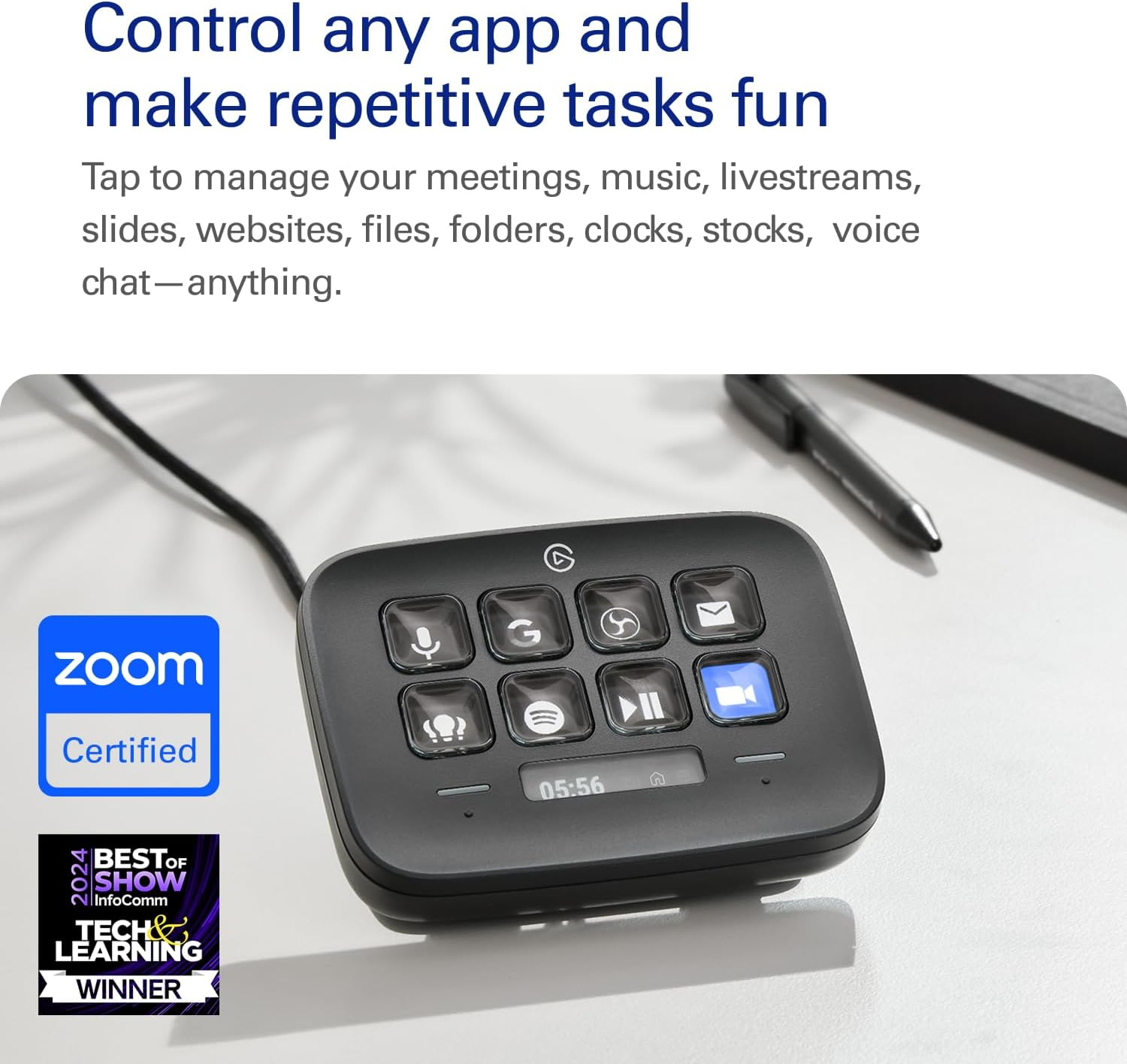 Stream Deck Neo (Black) image number 1