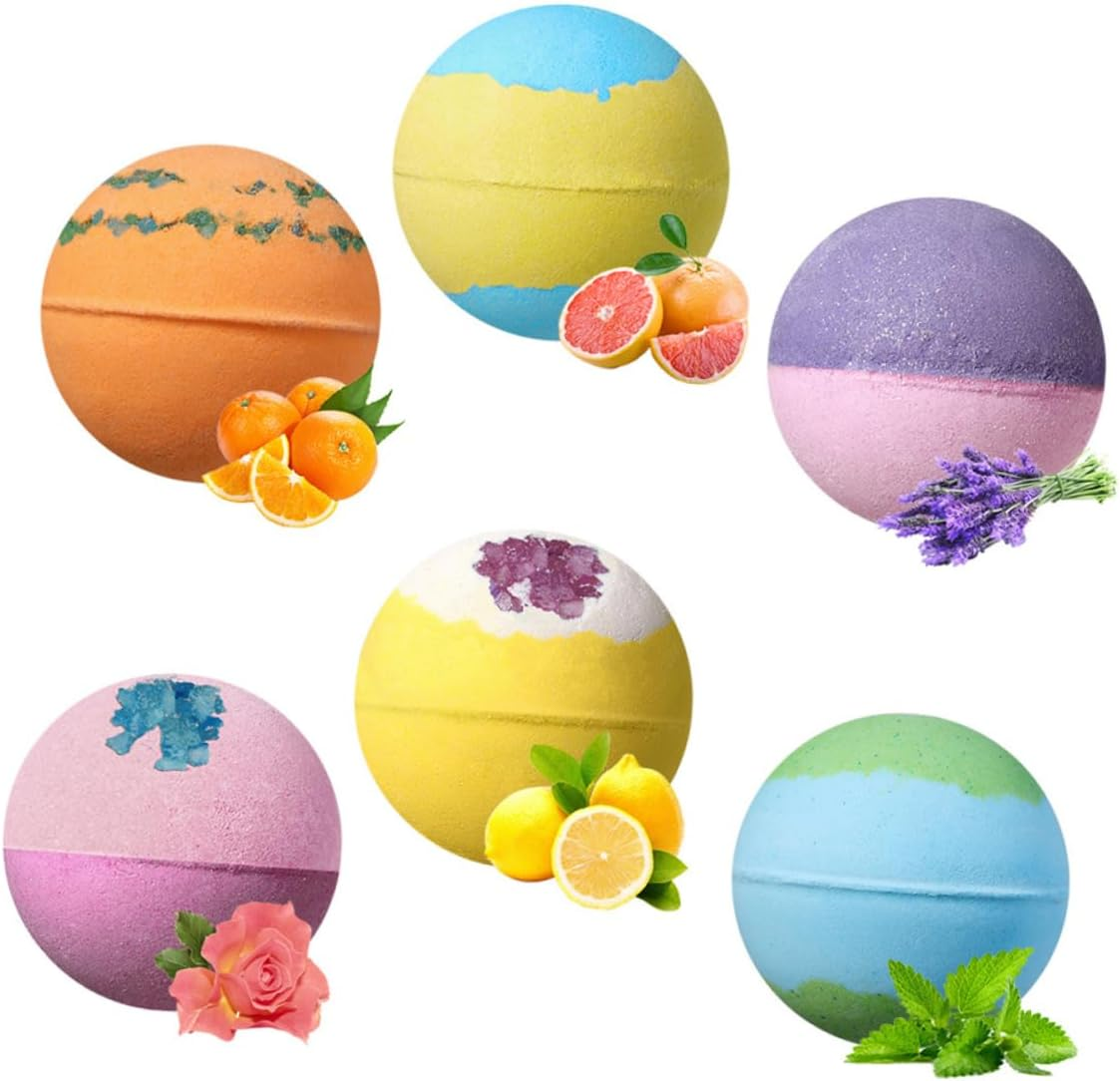 FRCOLOR 6Pcs Natural Spa Boys and Girls Balls for Women Essential Oil Moisturizing image number 2