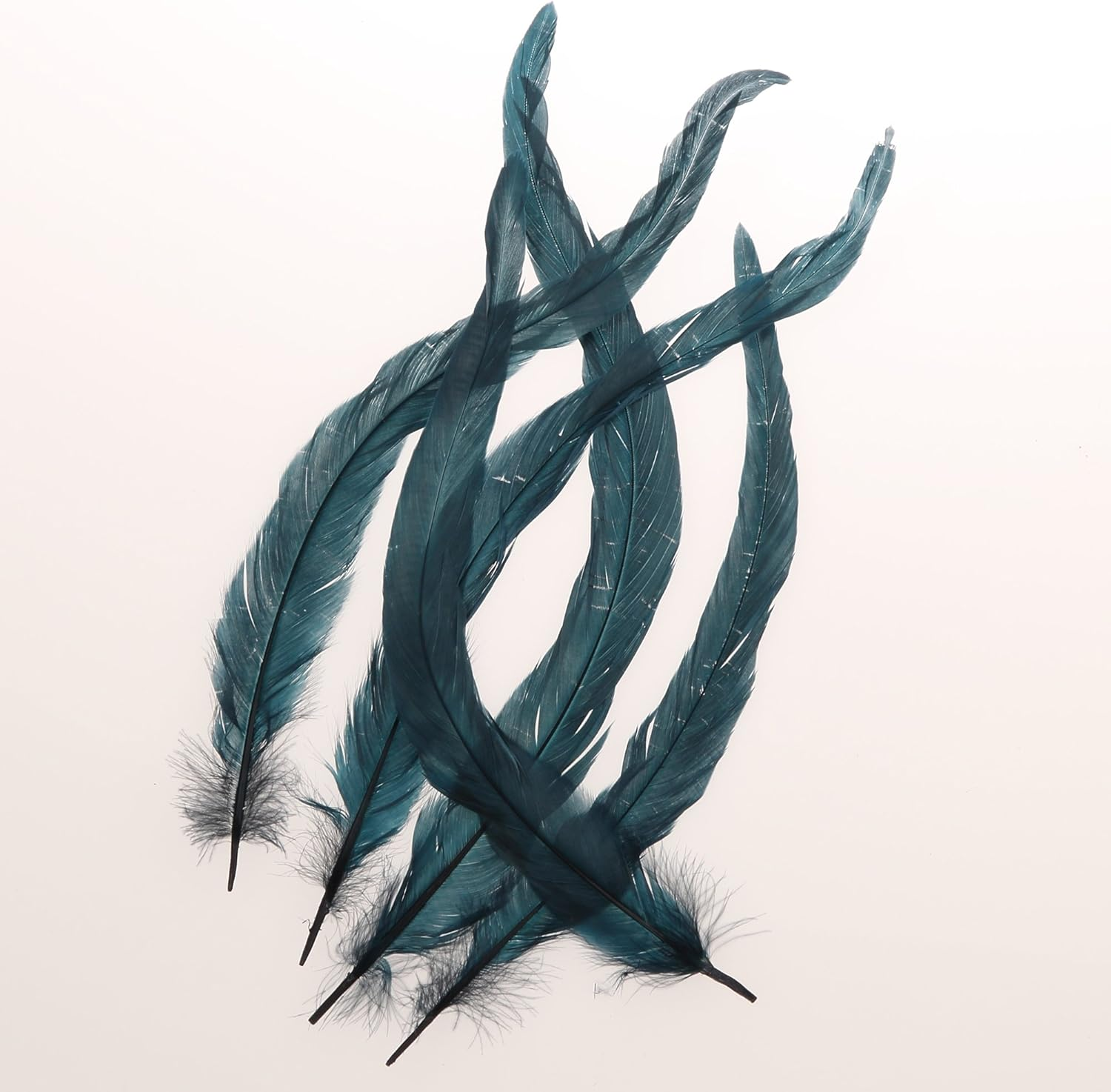 Kiyohara FT12 Cock Fringe (Set of 5), Turquoise, 10.6-13.0 Inches (27-33 Cm),