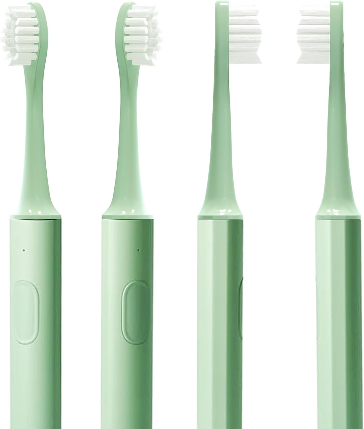 10 Pack Compatible with Suri Electric Toothbrush Replacement Brush Heads,For Suri Sonic Electric Toothbrush,With Dust Cover (Winter Fern, M)