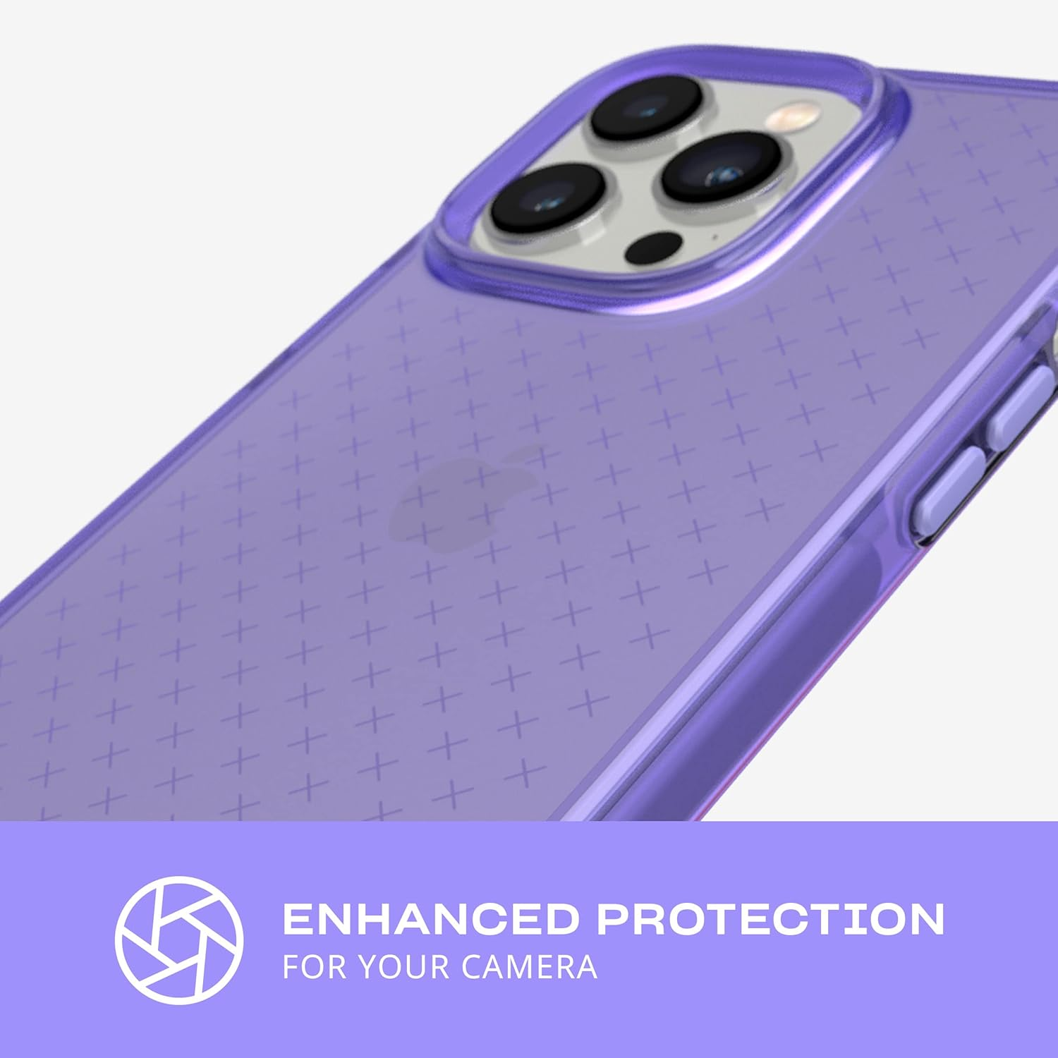 Tech21 Iphone 14 Pro Max Evo Check &ndash; Shock-Absorbing & Slim Protective Phone Case with 16Ft Flexshock Multi-Drop Protection & Extra Buttons image number 4