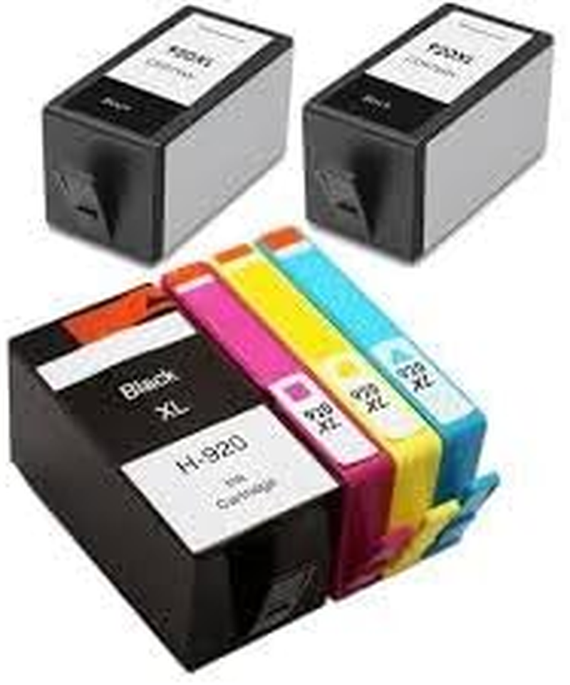 Compatible TAVICE Compatible 5 X 920XL 920 XL Ink Cartridge Compatible for HP Officejet 6500 7000 6500A 7500A image number 1
