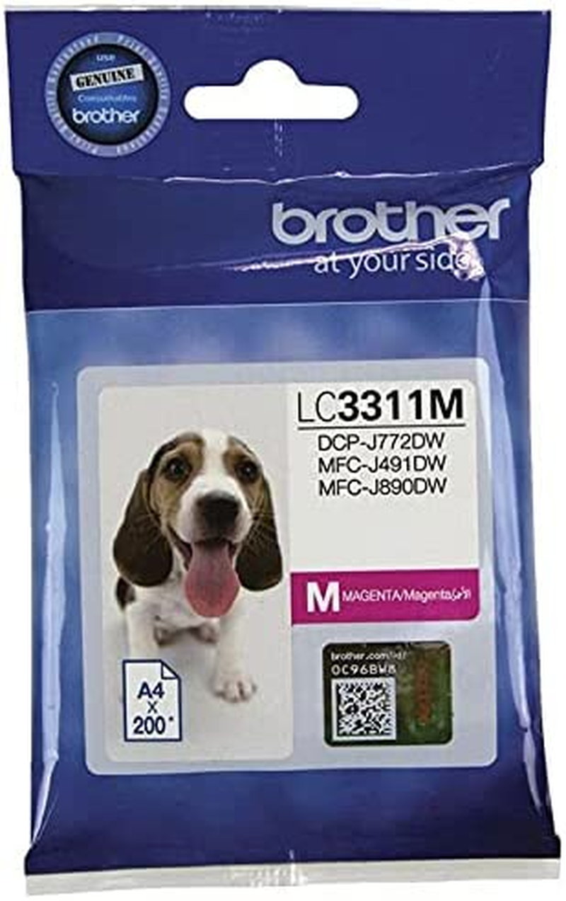 Brother Genuine LC3313Y Ink Cartridge, Yellow, Page Yield up to 400 Pages, (LC-3313Y) for Use With: MFC-J491DW, MFC-J890DW image number 2