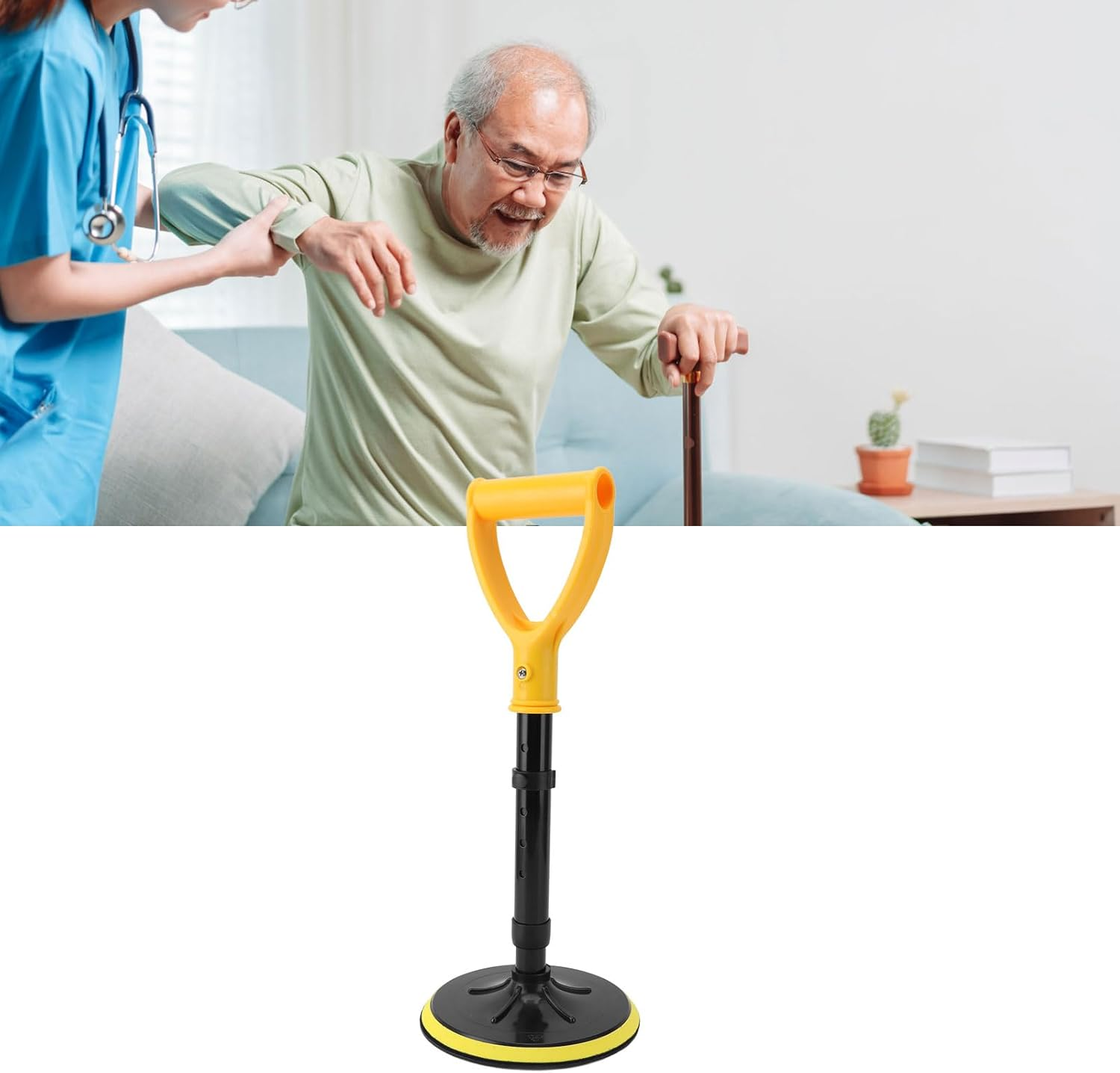 Mobility Aids Tool Help Seniors Get up from Floor Ground, Adjustable Standing Assist Supports Equipment, Stand Assist Mobility Tool Elderly Lift Assist Devices for Old People image number 3