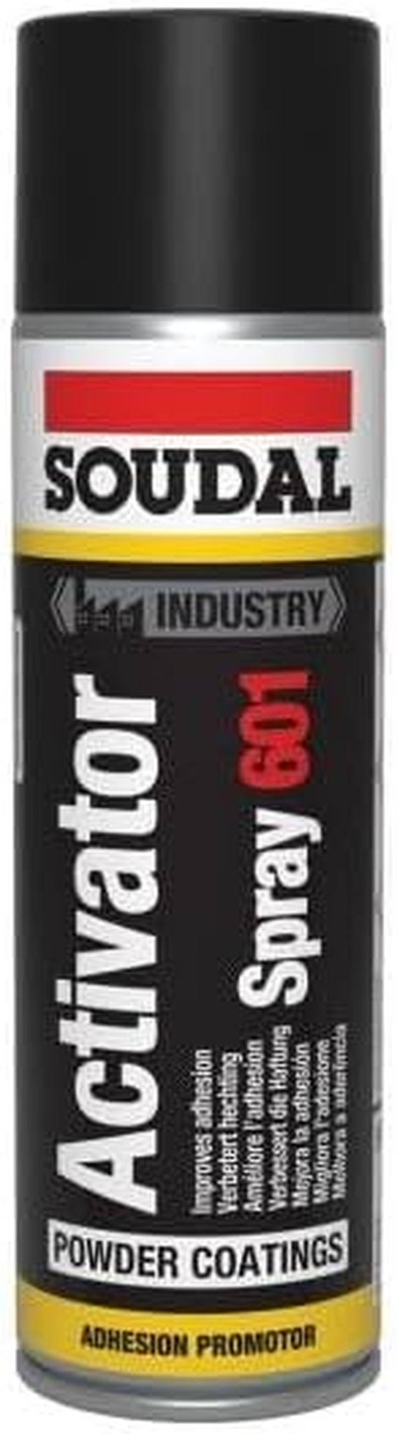 Soudal Fast Drying Activator Spray 601 Non Porous Surfaces Clear 500Ml