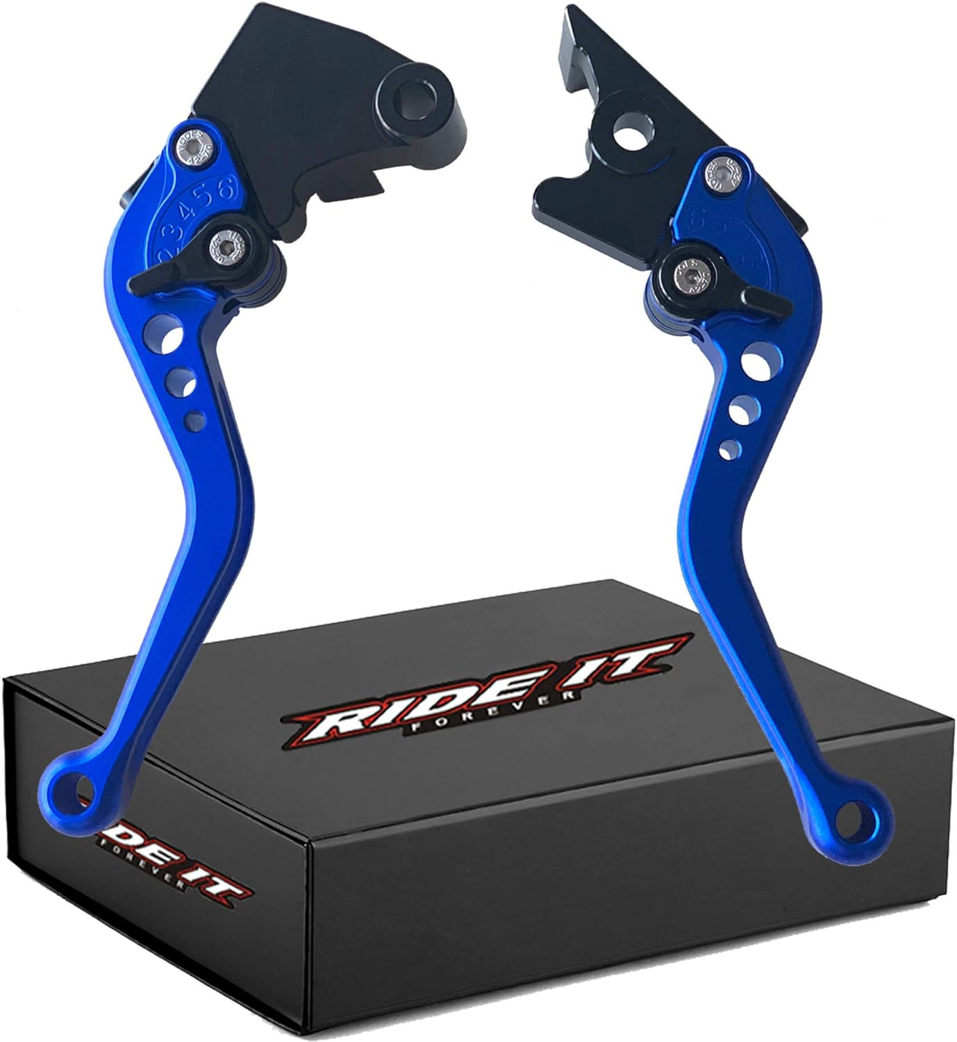 Short Brake Clutch Levers for Kawasaki NINJA 250R 08-12, NINJA300R Abs 13-18,NINJA 400R 2018,Z300 15-18,Z250/SL 16-17,Z125 Pro 2017-2018,KLX125/D-TRACKER125 10-16,KLX250/D-TRACKER 08-16 Kawasaki Ninja250/300R Z250/300 Z125 Pro KLX Black