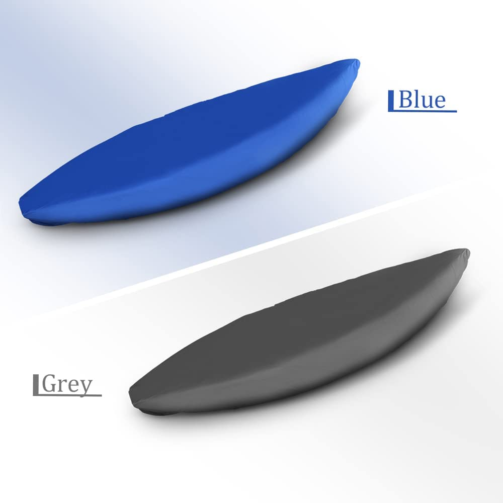 Professional Universal Kayak Cover Canoe Boat Waterproof UV Resistant Dust Storage Cover Shield Grey 6.0M image number 2