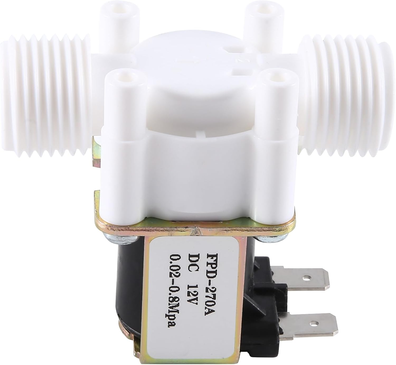 VENEKA Dc12V Normally Closed Water Solenoid Valve G1/2-Inch Plastic Electrical Solenoid Valve for Water Dispenser image number 6