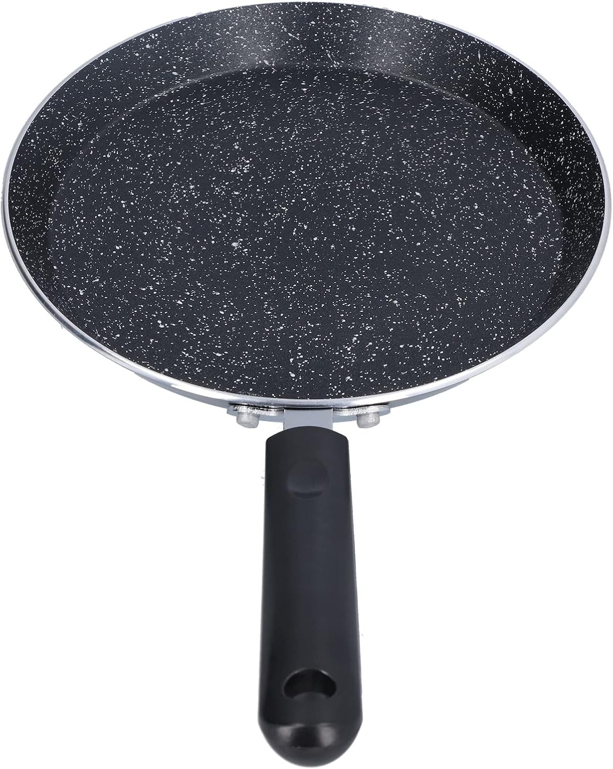 Kitchen Pancake Pan, Flat Bottomed Frying Pan Nonstick Fast Heat Conduction for Induction Cooker for Electric Stove for Restaurant(Black) image number 5