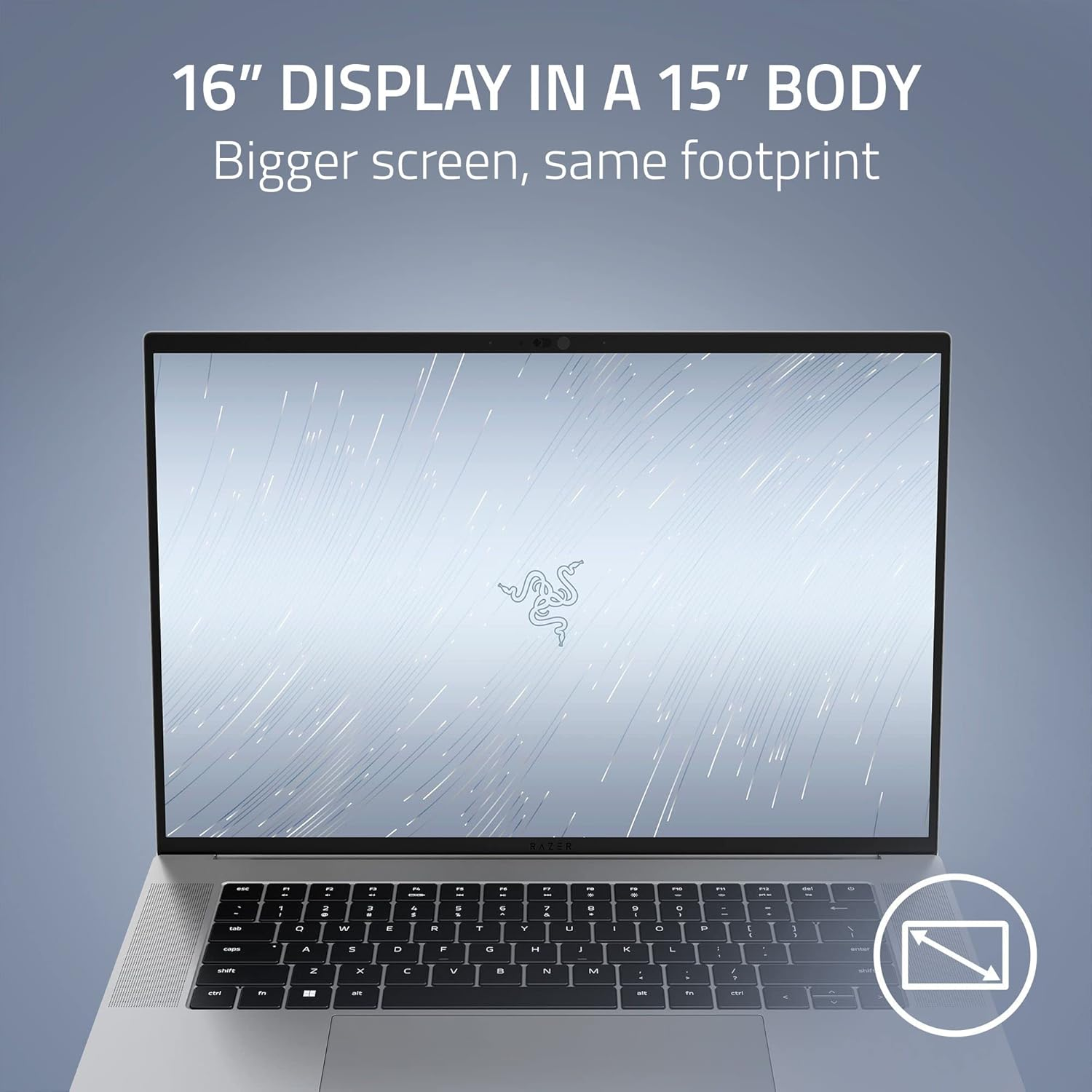 Razer Blade 16 Gaming Laptop - 16-Inch Dual UHD Display, Intel Core I9-13950Hx Processor, NVIDIA Geforce RTX 4080 12GB Graphics, 32GB RAM,1TB SSD, Windows 11, Mercury White image number 6