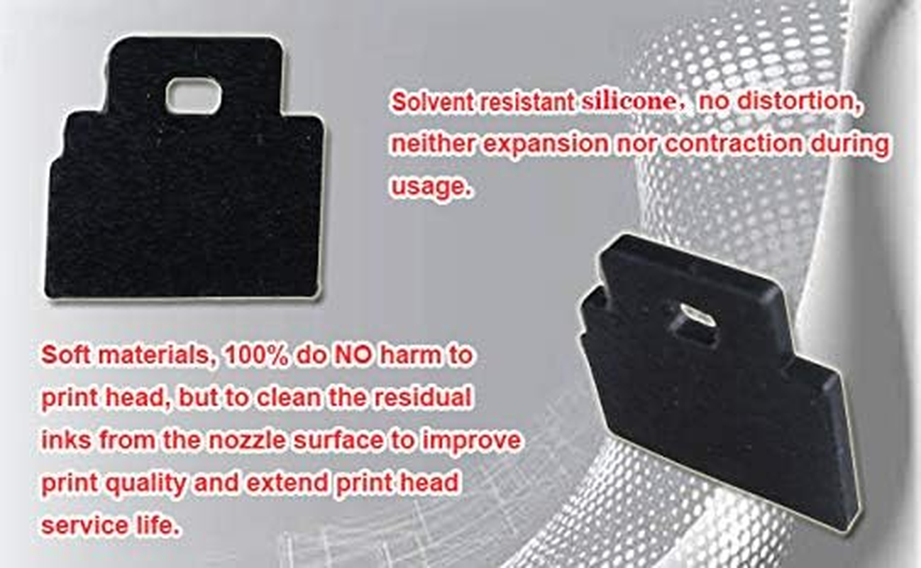 Solvent DX4 Wiper Rubber Blade for Roland Sp540/Sp300/Sc540,Mimaki JV3 JV22 Inkjet Printers DX4 Printhead (Pack of 10Pcs) image number 5
