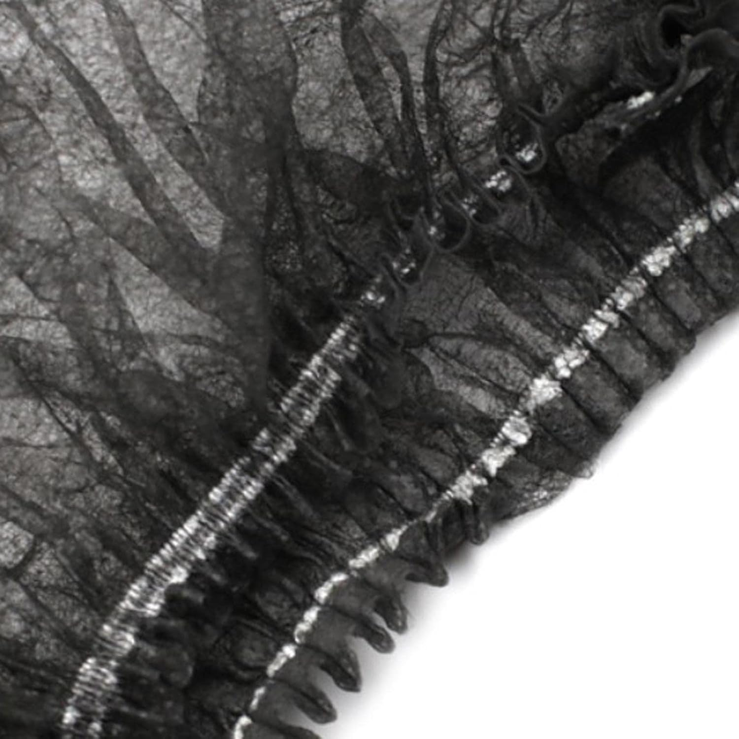 NC Hair - 100 Pieces Disposable Shower S Hair Bonnet, Made of Quality Material, No Peculiar Smell, Healthy and Soft, Safe to Use - Black, 21Inch image number 5