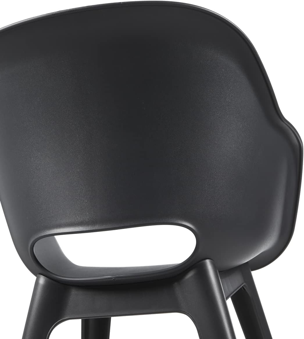 Keter Akola Cup Chair, Graphite (Pack of 2) image number 2
