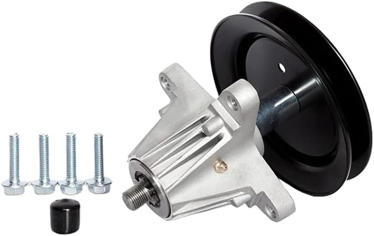 Replacement for 918-04822 918-04822A 918-04822B 918-04889 918-04889A 918-04950 618-04822 618-04822A 618-04889 618-04889A 618-04950 Spindle Assembly Cub Cadet MTD Troy Bilt 42" Deck Pulley Bolts image number 2