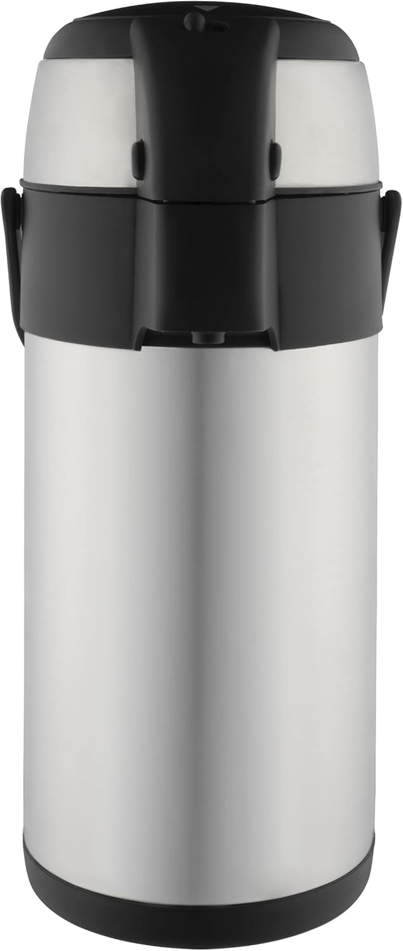 Pioneer Flasks SS50R Stainless Steel Airpot Hot Cold Water Tea Coffee Dispenser Conference Event Flask, Satin Finish, 5 L image number 2
