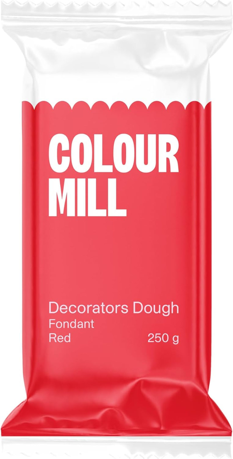 Colour Mill Decorators Dough Premium Ready to Roll Fondant Red 250G image number 1