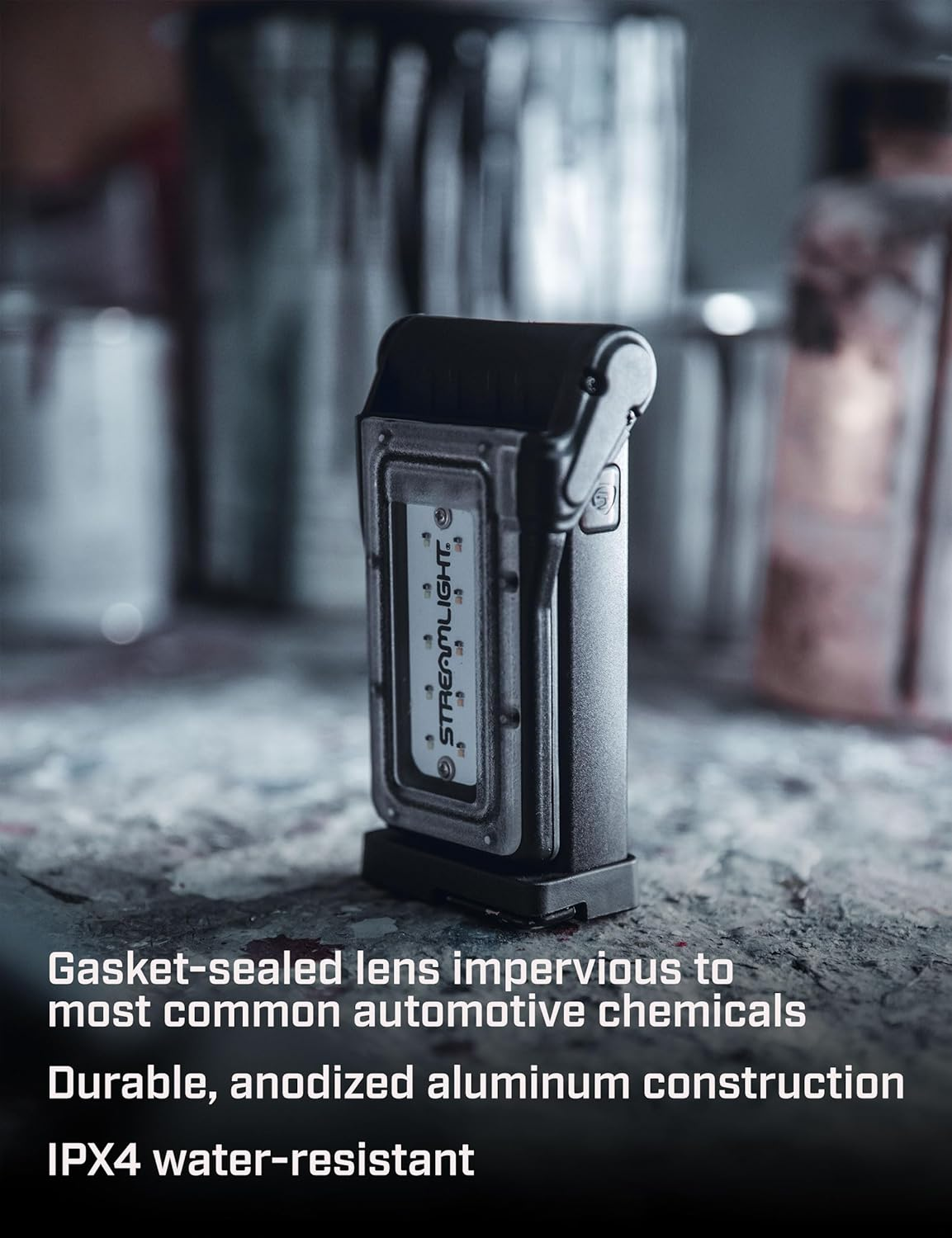 Streamlight 61500 Flipmate 500-Lumen USB Rechargeable Multi-Function Compact Work Light, Black