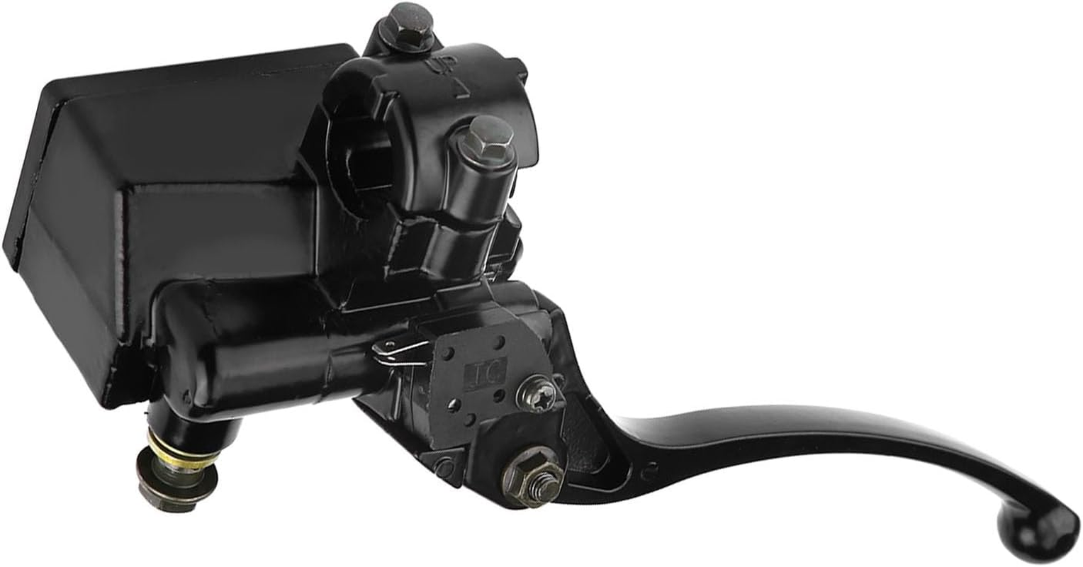 Motorcycle Front Brake Master Cylinder, Premium Aluminum Alloy, Stable Performance, with 7/8 Handlebar (Black)