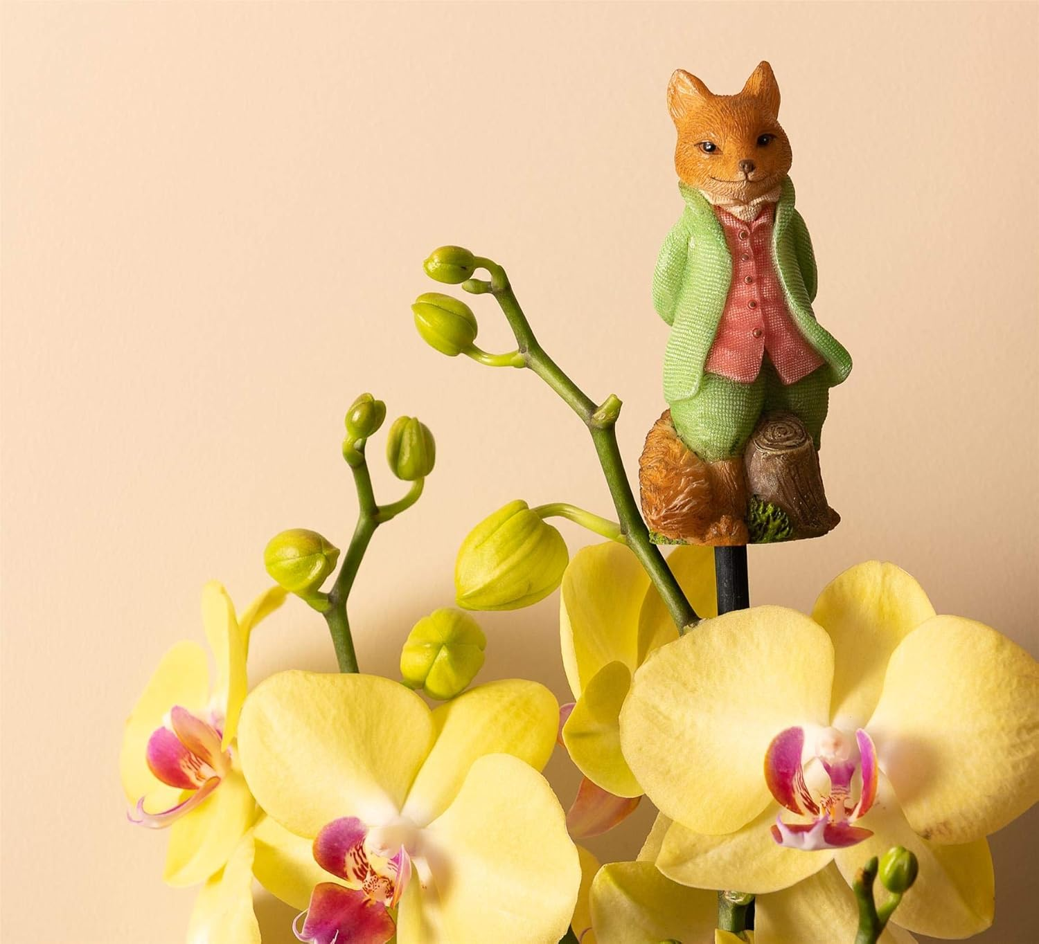 Jardinopia Garden Decor Beatrix Potter Mr. Tod Stake Topper image number 2