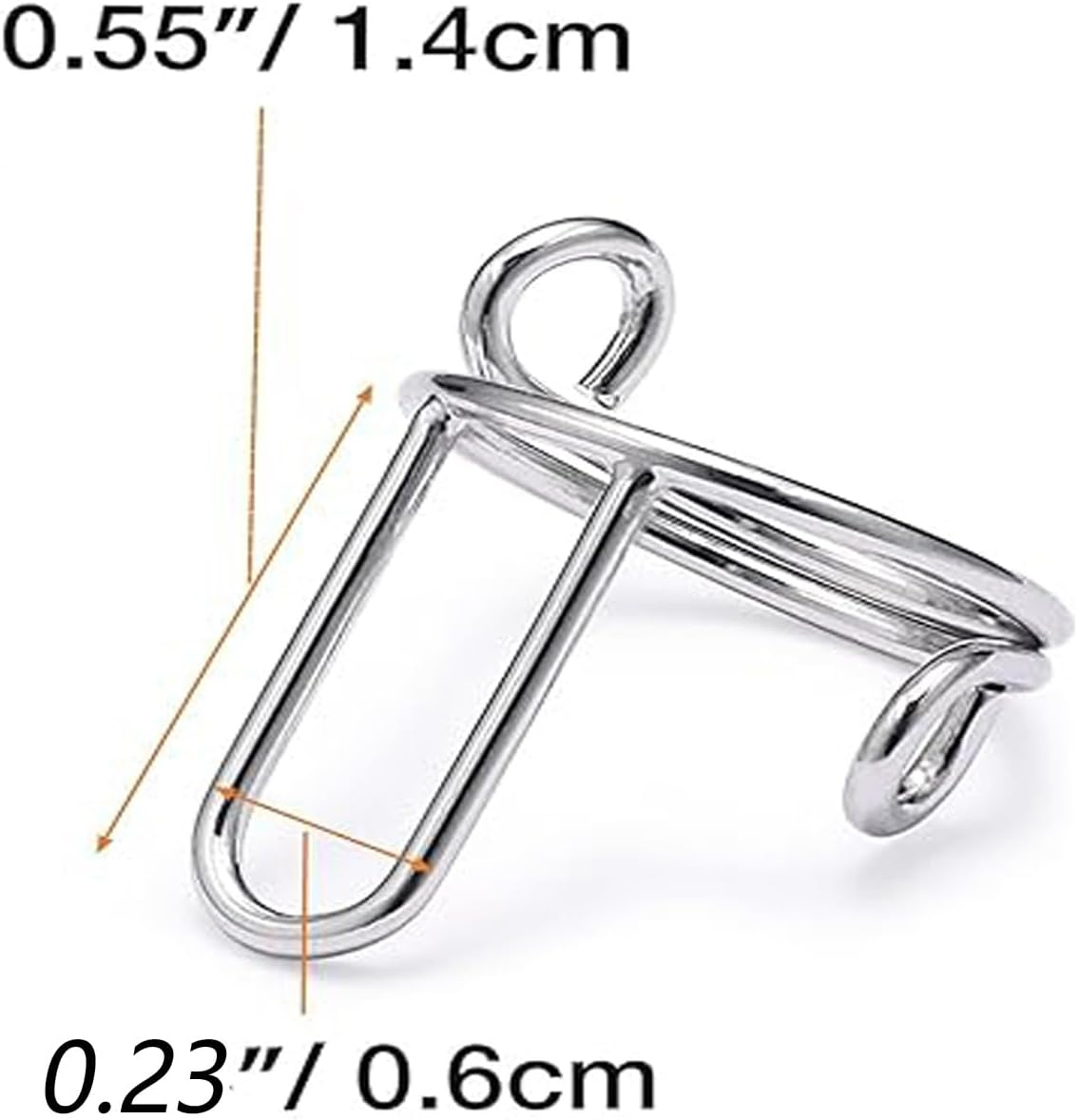 10Pcs Adjustable Silver Nail Rings - Reusable Detachable Metal Finger Jewelry for Women, Manicure Nail Decorations, Fingertip Gift Accessories (Silver) image number 1
