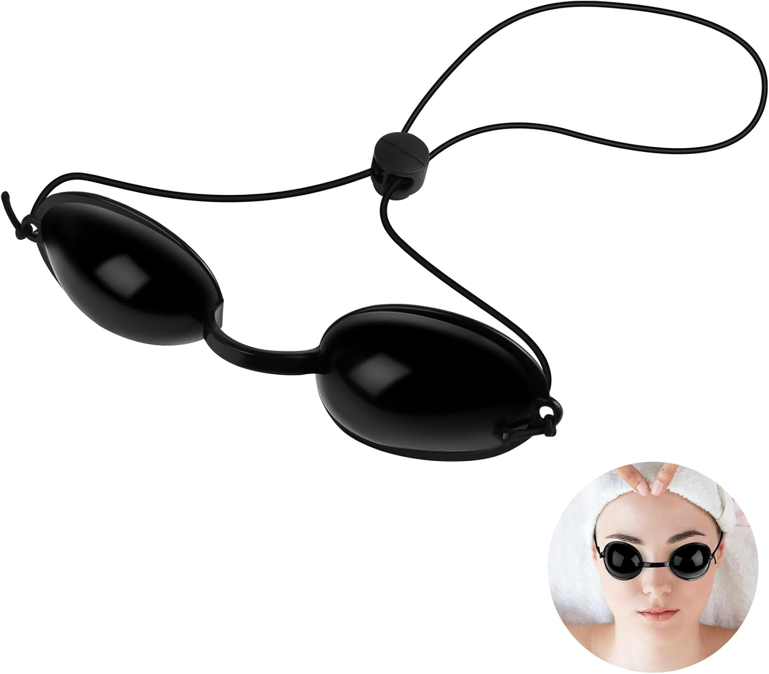 LOPHE UV Solarium Schutzbrille, Solarium Brille Mit Gummizug, Tanning Sunbed UV Eye Protection F&uuml;r Sonnenbank Beauty Sch&ouml;nheitsinstrument