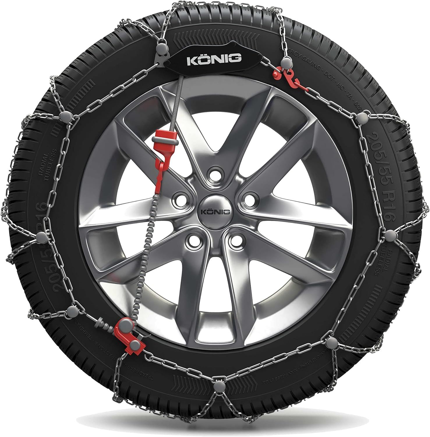 K&ouml;nig CL-10 102 - Snow Chains, 2 Pieces
