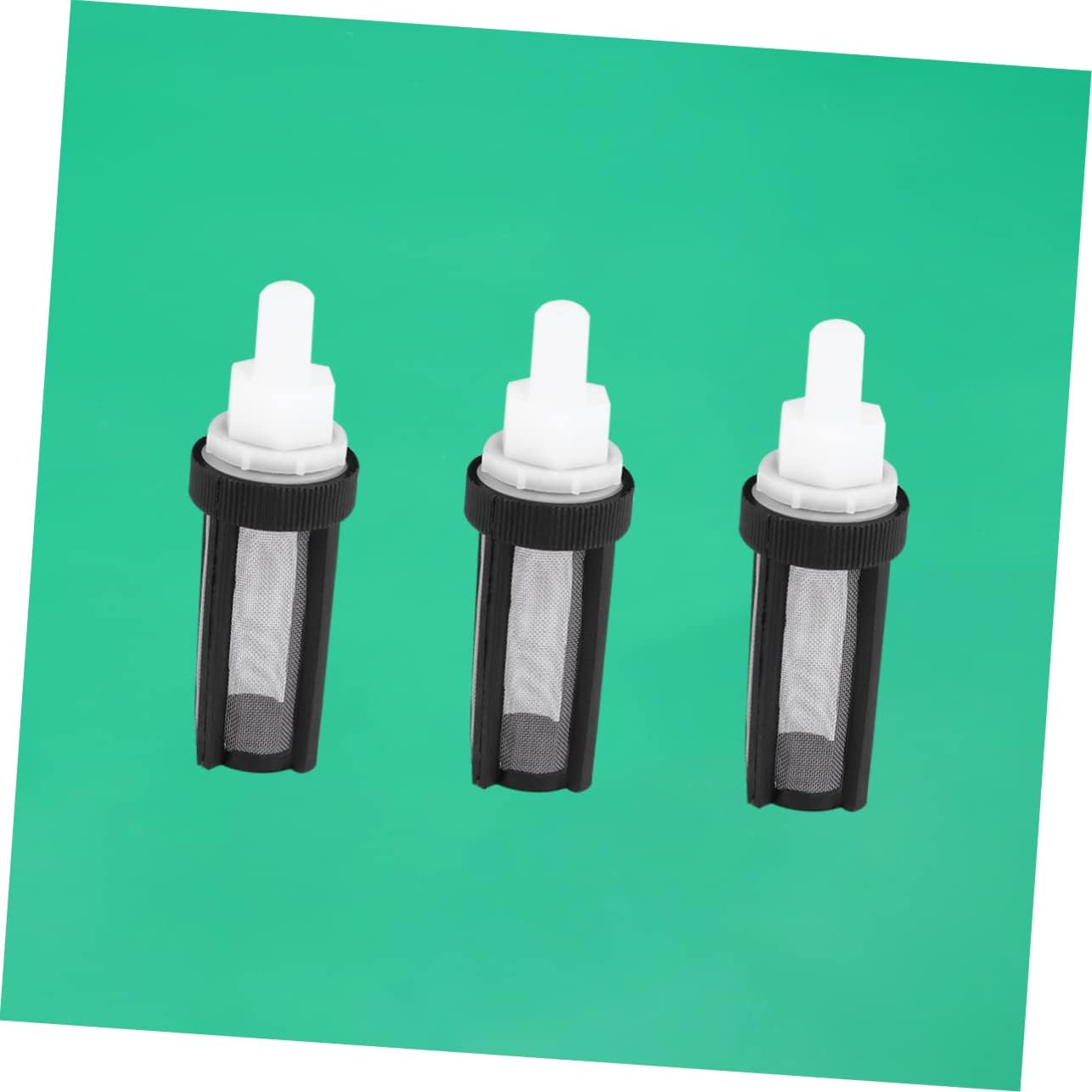 TEHAUX 15Pcs Stainless Steel Micro Pump Filter Net Water Pump Strainer Silicone Tube for Pool Filter image number 4