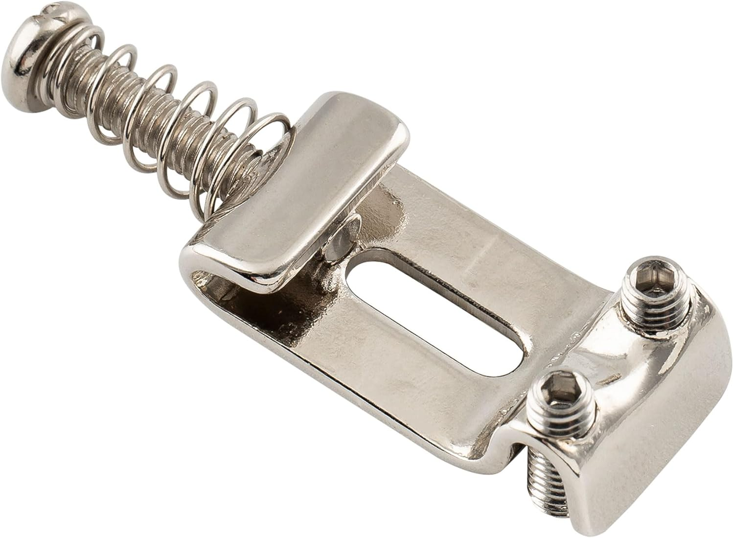 Musiclily Pro 10.8Mm Steel Vintage Style Guitar Tremolo Bridge Saddles for Strat Style Electric Guitar, Nickel (Set of 6) - Chrome image number 5