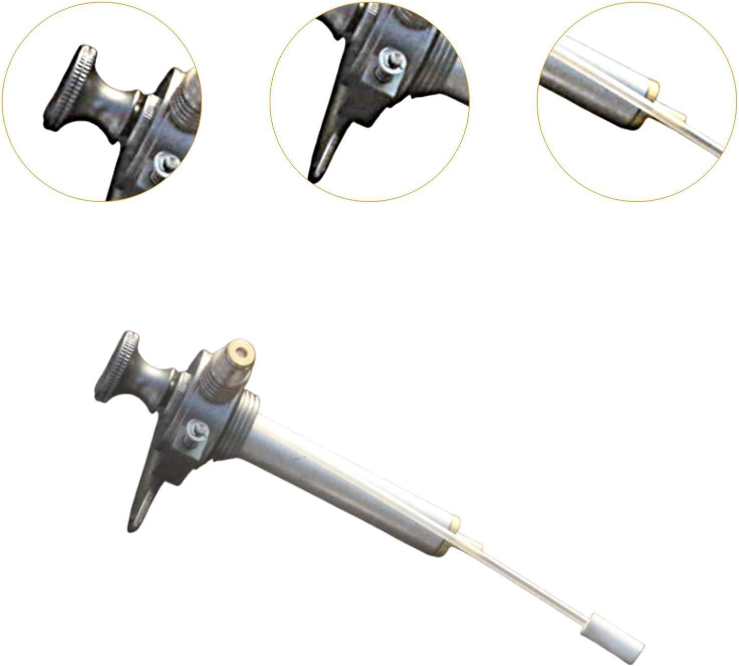 Eigell Fuel Bottle Pump Oil Gas Mixing Pump Lightweight Gas Pump Gas Canister Pump for BBQ Camping Outdoor Hiking Easy to Use image number 6