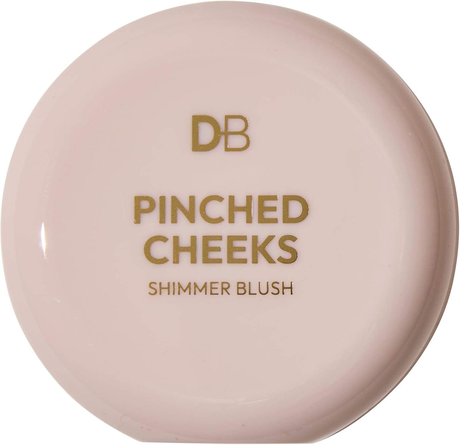 DB Cosmetics Pinched Cheeks Shimmer Blush - Smooth Buildable Makeup with Skin-Nourishing Vitamins - Long-Lasting Luminous Finish - Lightweight Silky Texture for All Skin Types. Honest Shade - Delight Shade image number 2