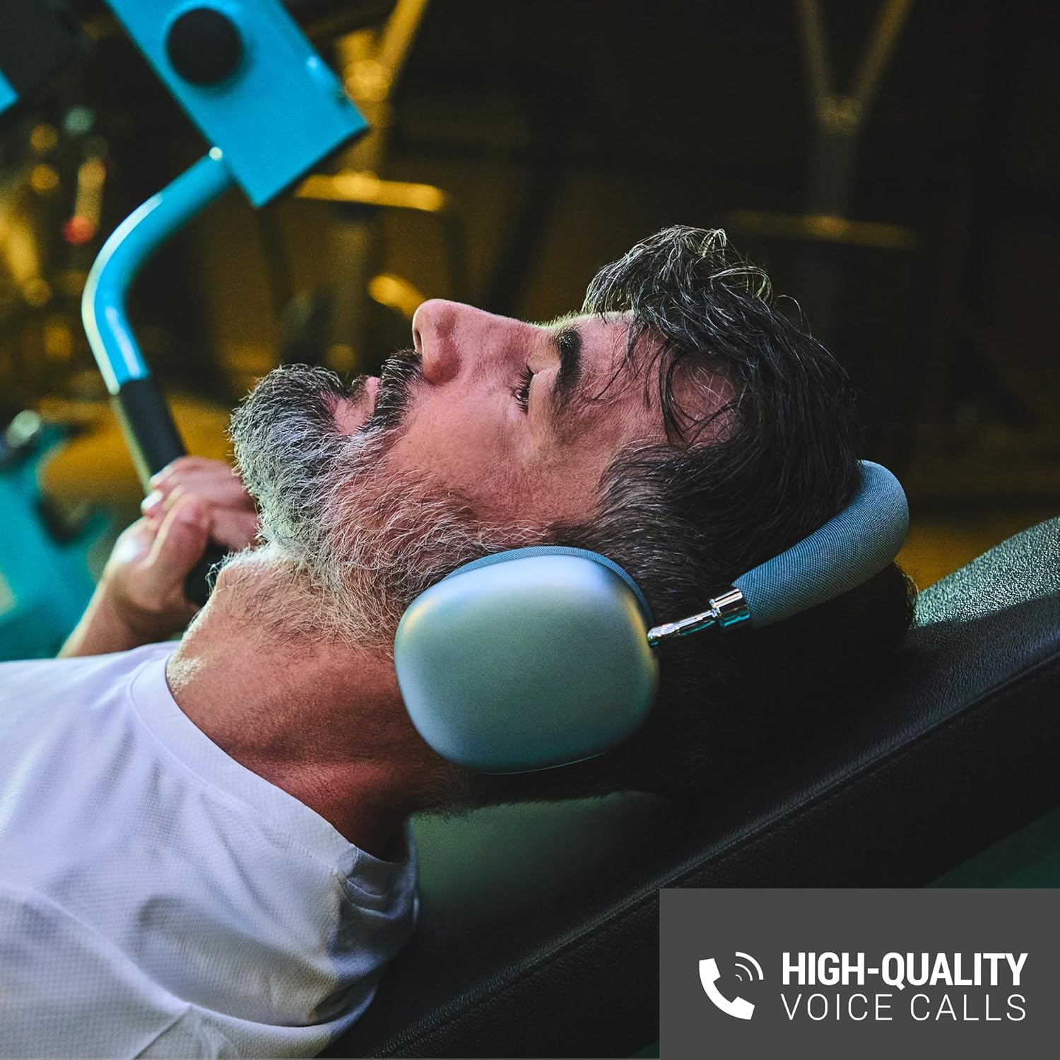 Energy Sistem Pineapple Max Headphones Bluetooth Headphones (40 Hours Battery Life, Quick Charge, Interchangeable Magnetic Pad, Multi Device Connection) - Lavender-Coloured image number 4