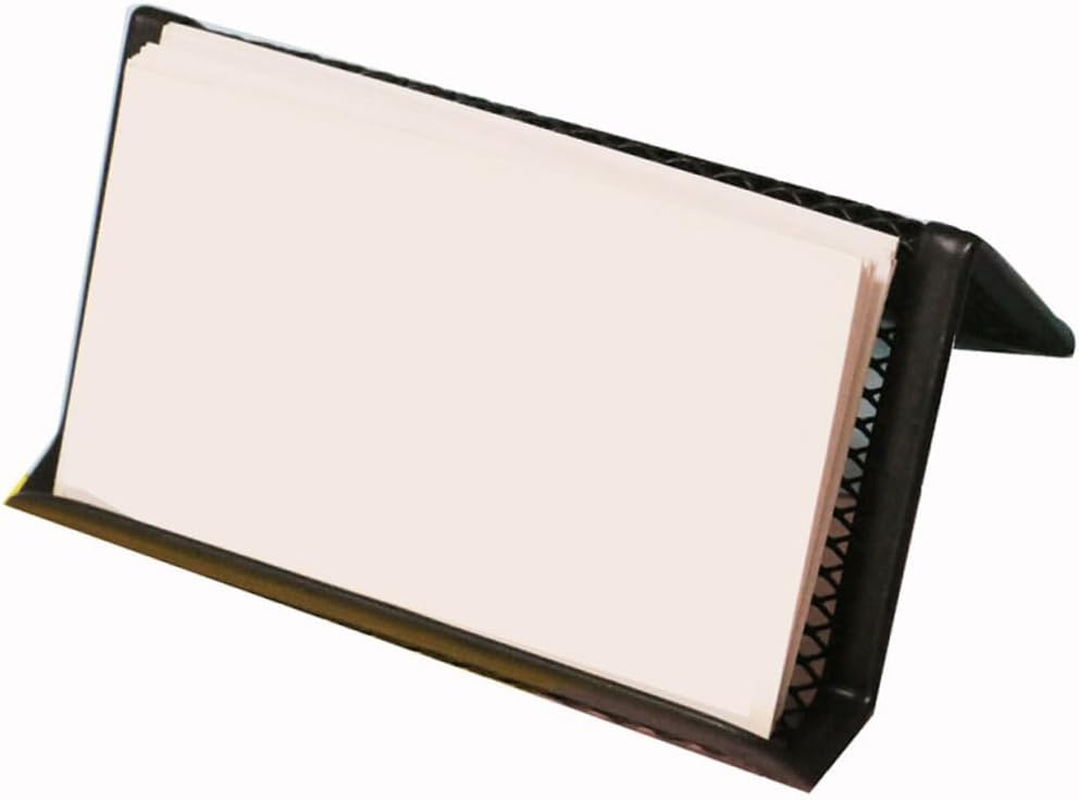 Ciieeo 4Pcs Portable Display Stand Metal Mesh Office Shelf Desk Storage for Accessories for Business Cards Holder and Pen Holder Desk in Home Office image number 1