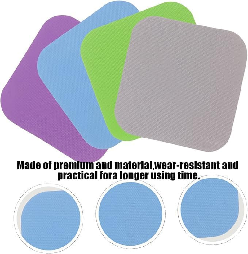 WEZCHUGHAOL Silicone Jar Opener Pads, Square Gripper Cushions, Set of 4, Superior Grip