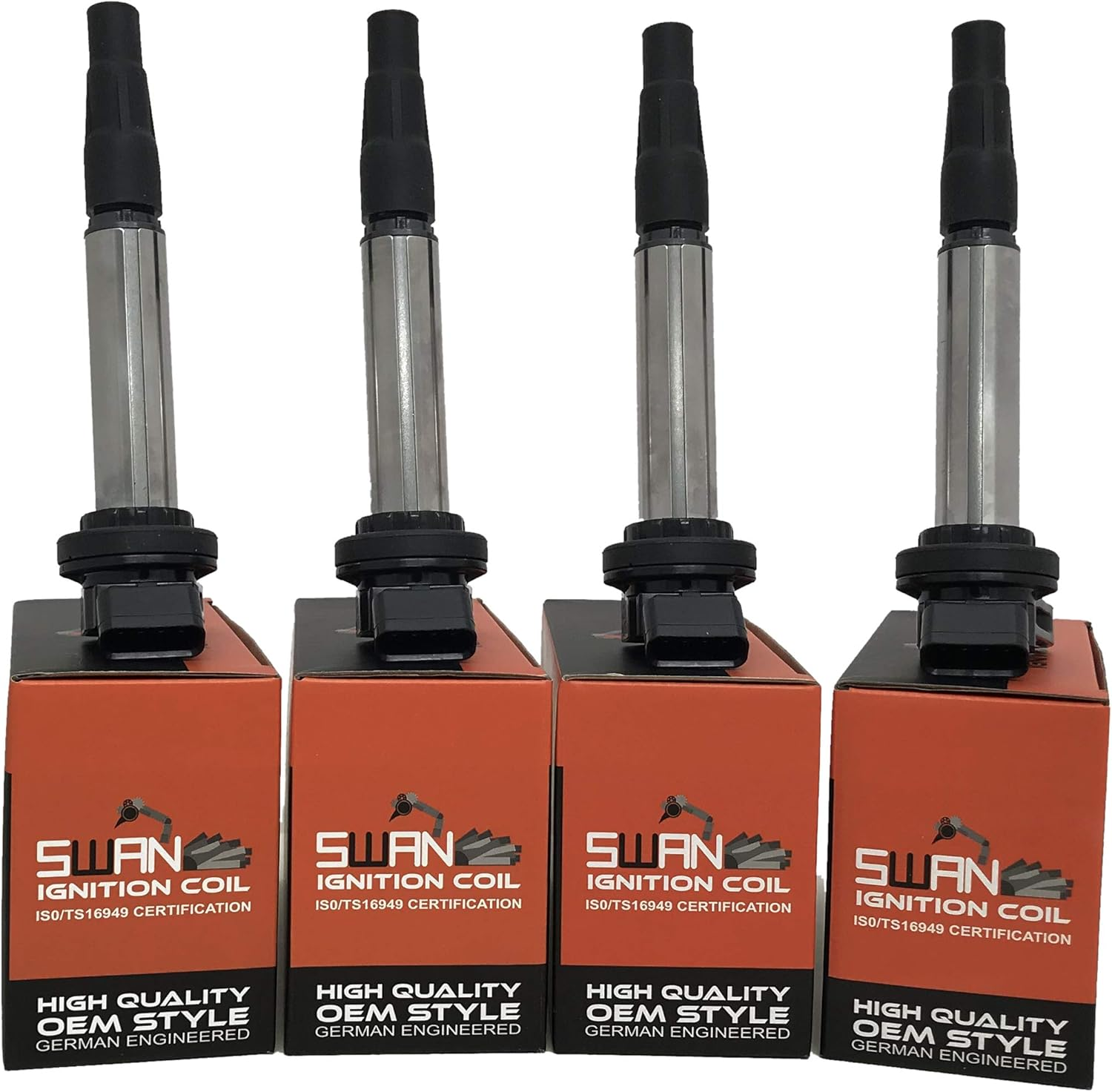 Pack of 4 - SWAN Ignition Coil for Toyota 1.8L/2.0L (2ZR-FAE / 2ZR-FE / 2ZR-FXE / 3ZR-FE / 3ZR-FAE) image number 3