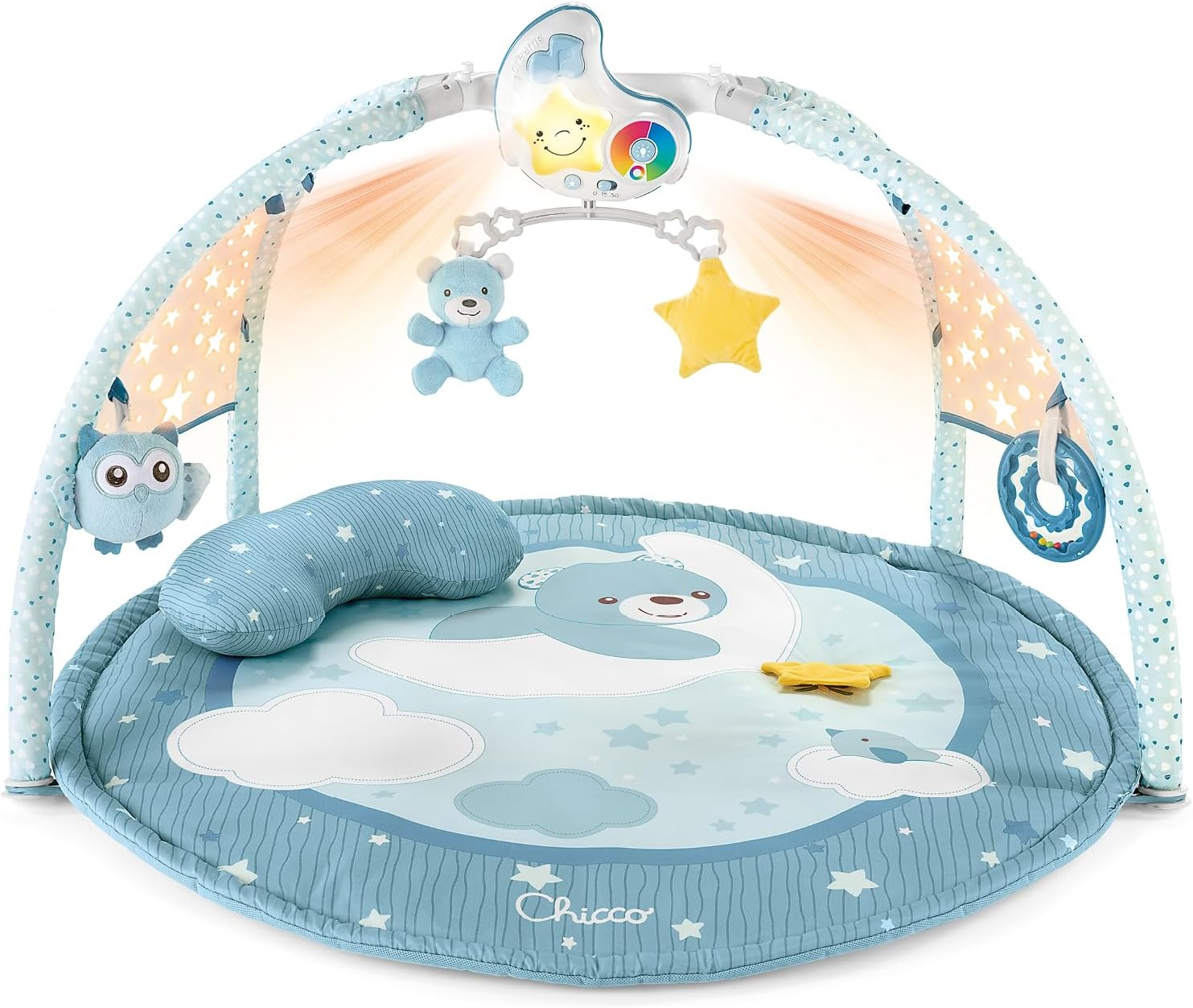 Chicco Toy My First Enjoy Colours Playmat Baby Gym Toy, Blue image number 3