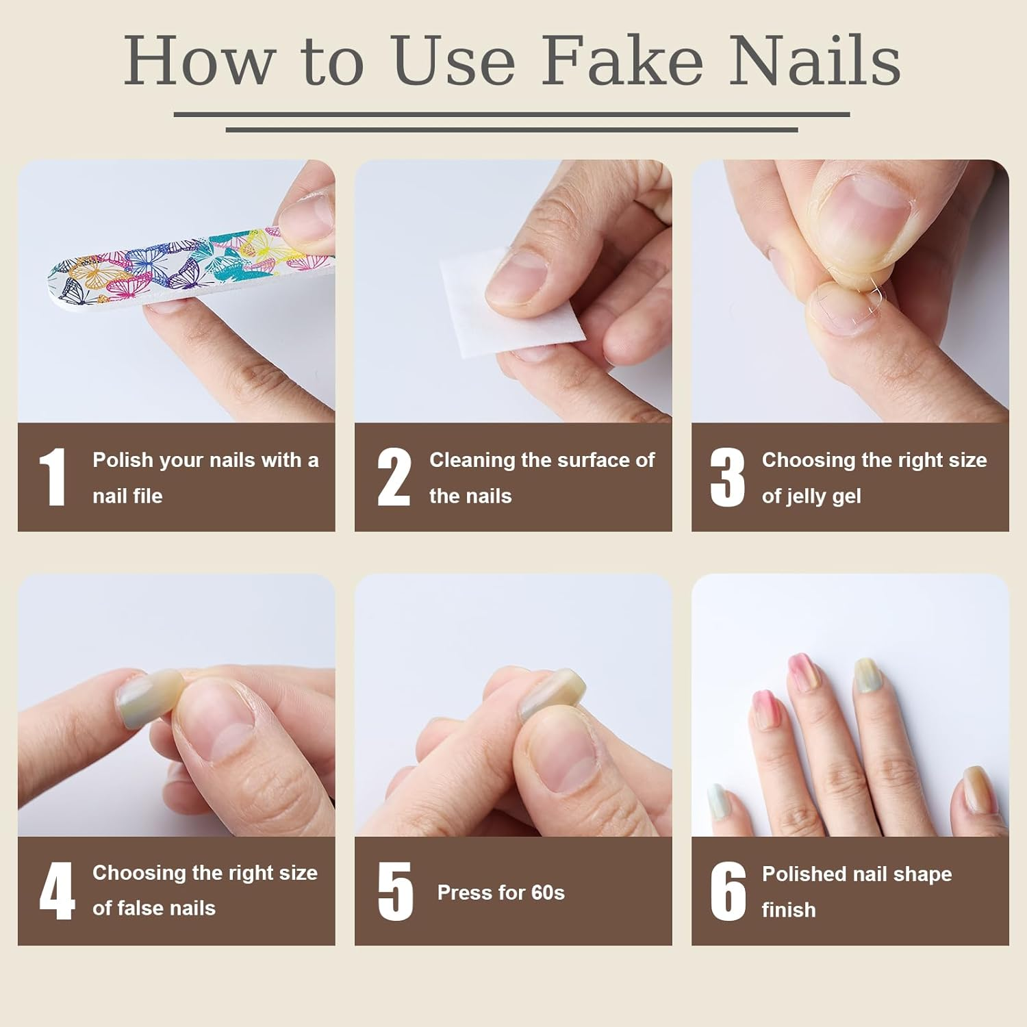 Press on Nails Handmade Long Coffin Fake Nail with Charms False Fingernail Rose Bow Pearl Acrylic Artificial Finger Luxury Glue on Manicure for Women Blue 10 Pcs (M) image number 6