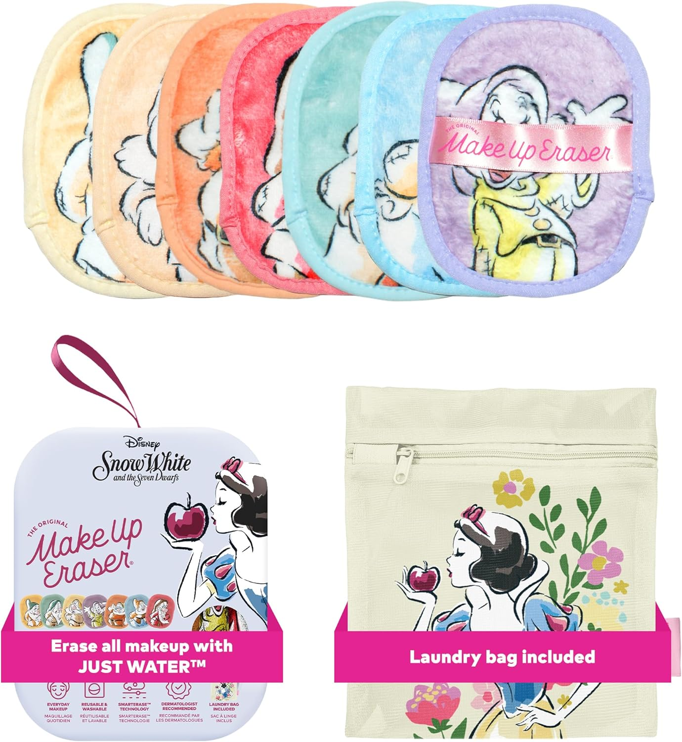 The Original Makeup Eraser, 7-Day Set, Erase All Makeup with Just Water, Including Waterproof Mascara, Eyeliner, Foundation, Lipstick, Sunscreen, and More!, 7Ct. Hello Kitty & Friends Go Glamping, 7Ct image number 5