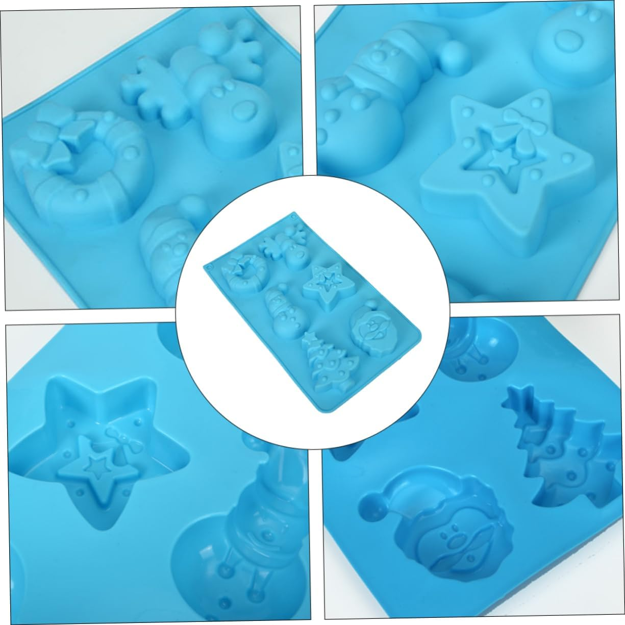 LABRIMP Christmas Tree Cake Mold Silicone Baking Mold Reusable for DIY Baking for Making Festive Celebrations Random image number 3